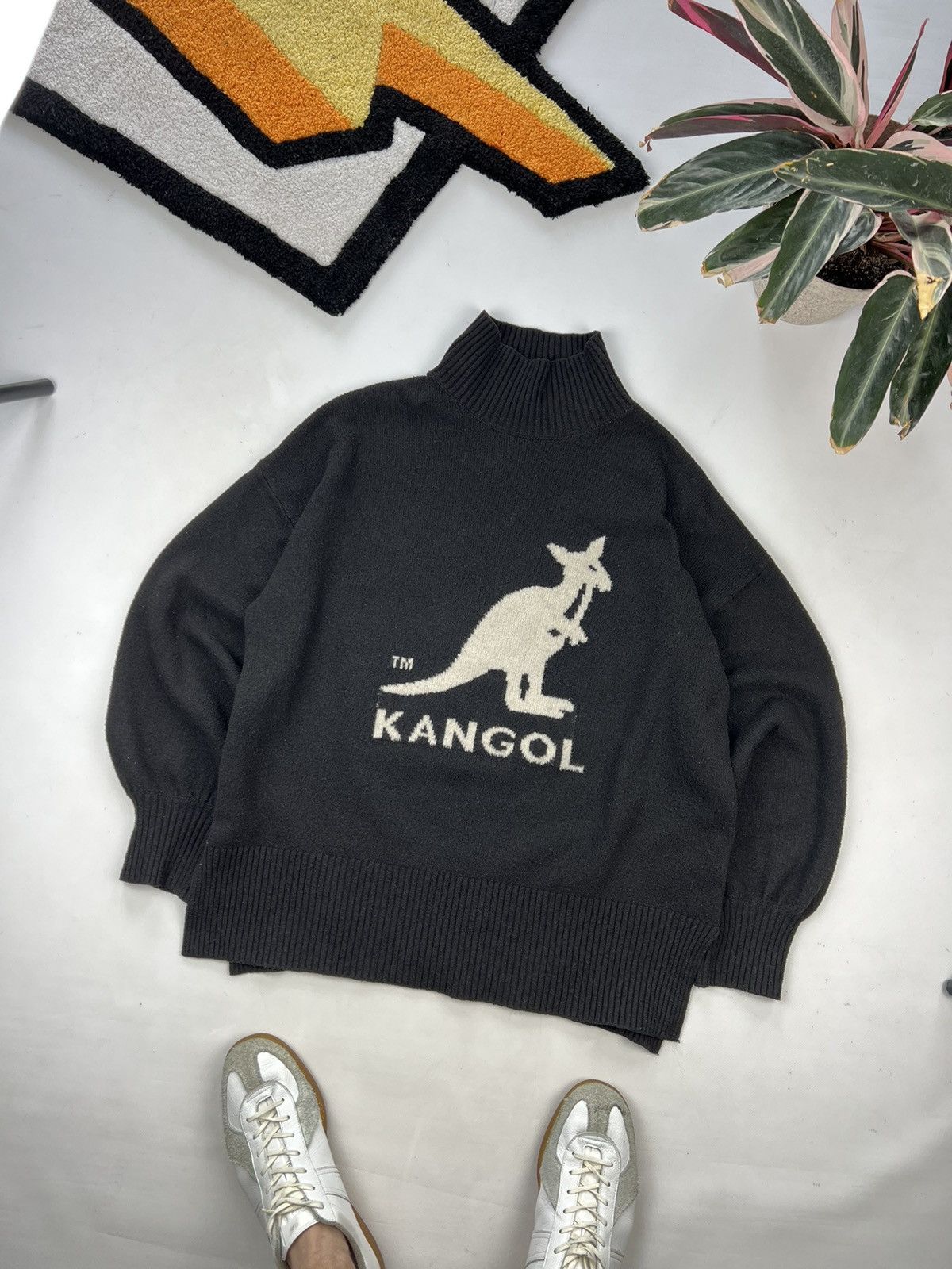 Japanese Brand × Kangol Sweater Kangol /Big Logo Size S / US 4 / IT 40 - 7 Thumbnail