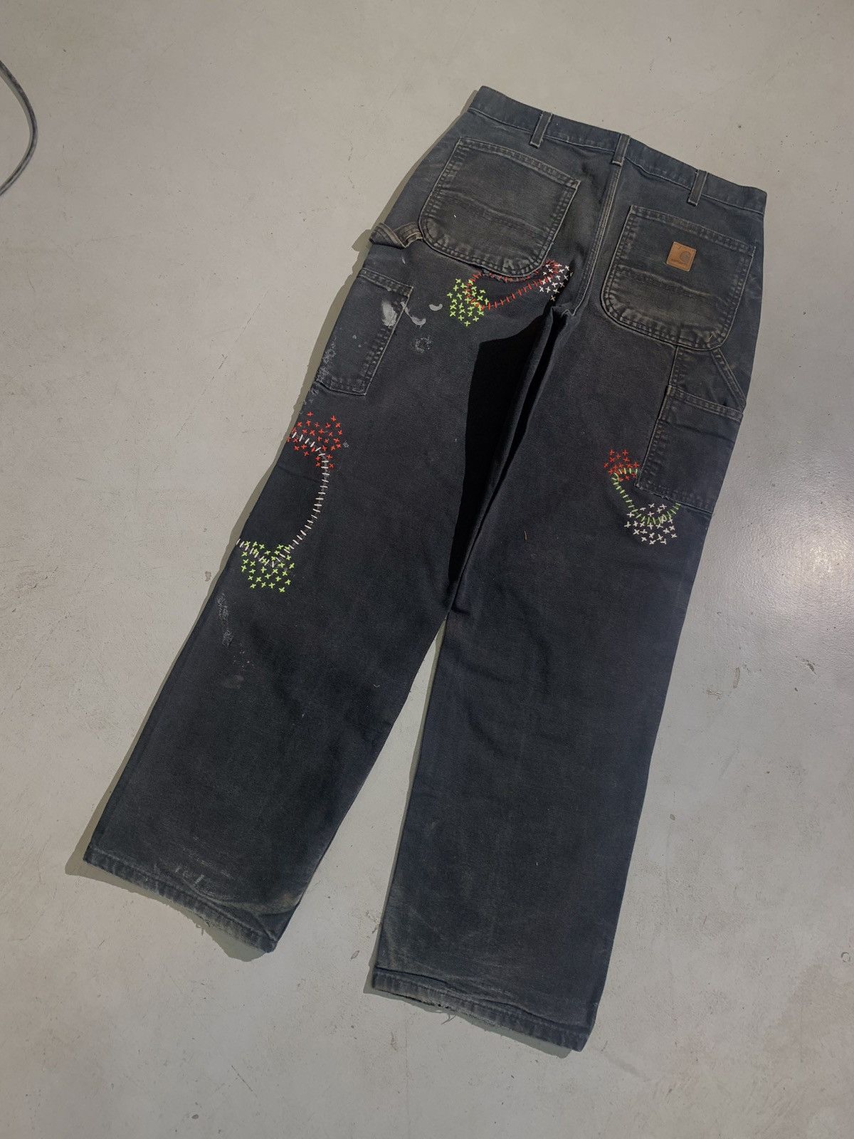 Carhartt Vintage Carhartt shashiko art work carpenter denim Size US 32 / EU 48 - 2 Thumbnail
