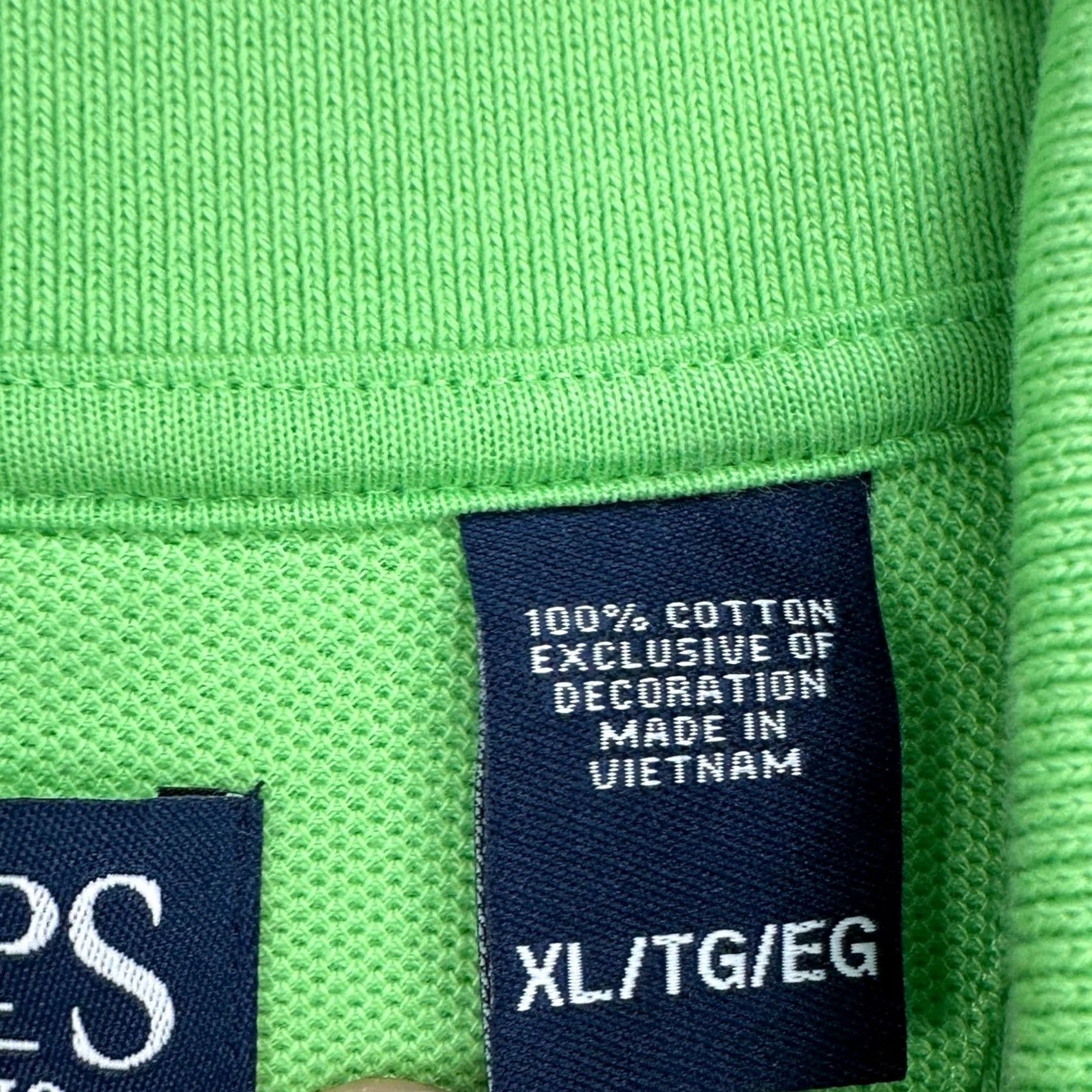 Chaps Chaps Polo Shirt XL Lime Green Rugby Logo Cotton Short Sleeve Casual NEW Mens Polo Shirt XL Lime Green Rugby Logo Cotton Short Sleeve Size US XL / EU 56 / 4 - 6 Thumbnail