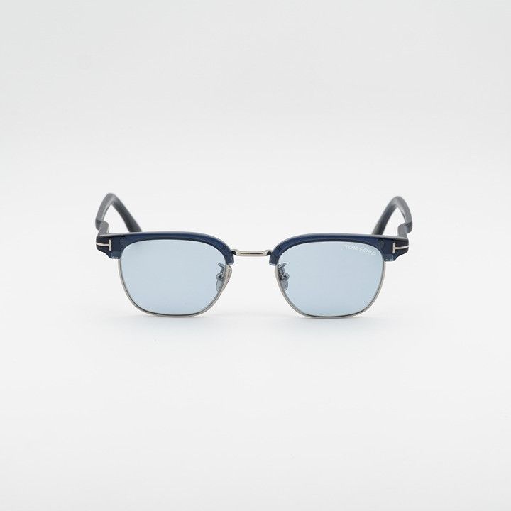 Tom Ford Tom Ford FT1119-D 90A Sunglasses Blue Browline Frame Size ONE SIZE - 5 Thumbnail