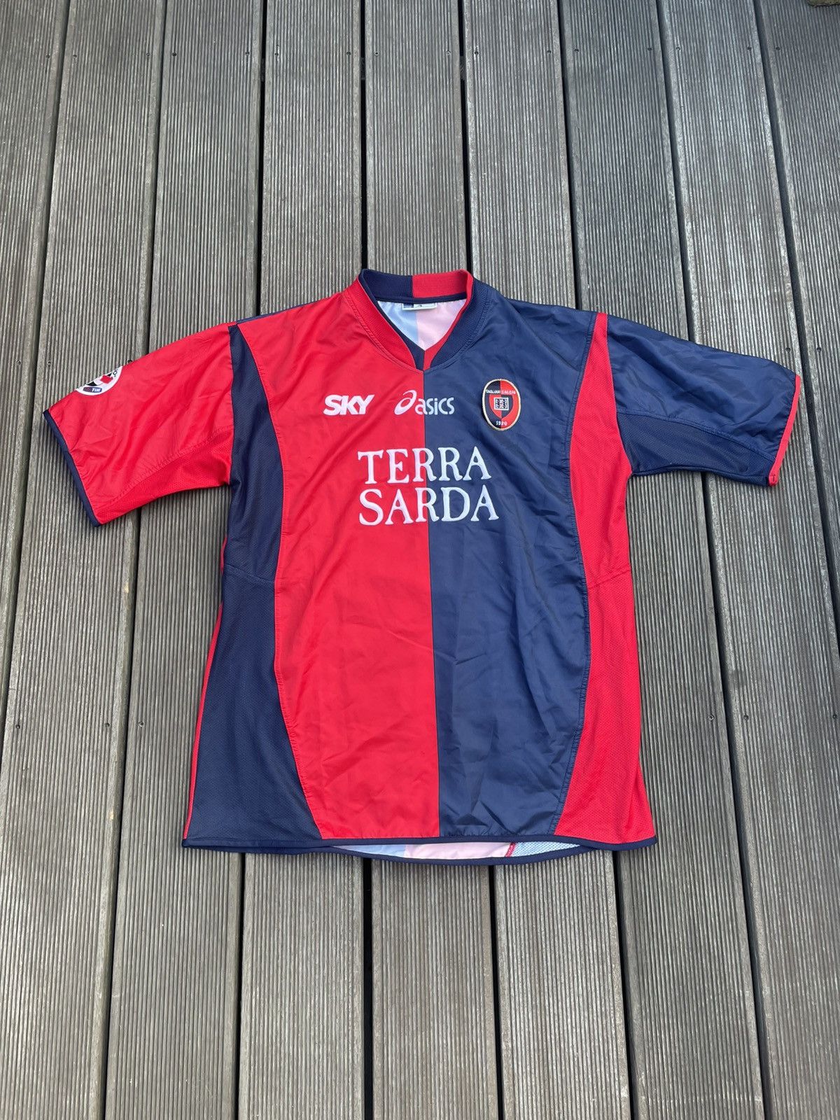Asics 2003-04 Cagliari Home Shirt Size US M / EU 48-50 / 2 - 1 Thumbnail