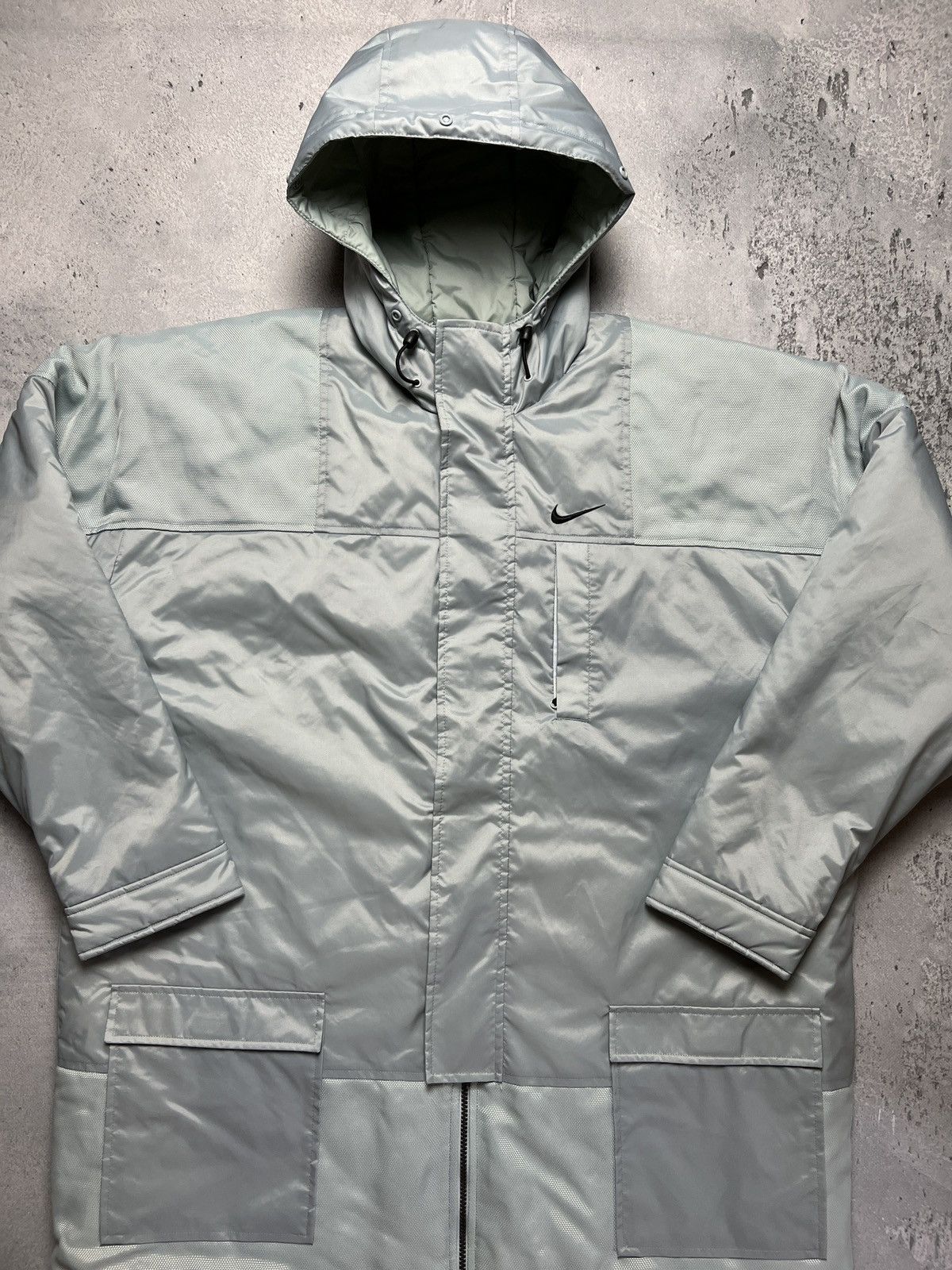 Nike Nike vintage big logo track long jacket zip y2k 90s USA Size US XL / EU 56 / 4 - 25 Thumbnail