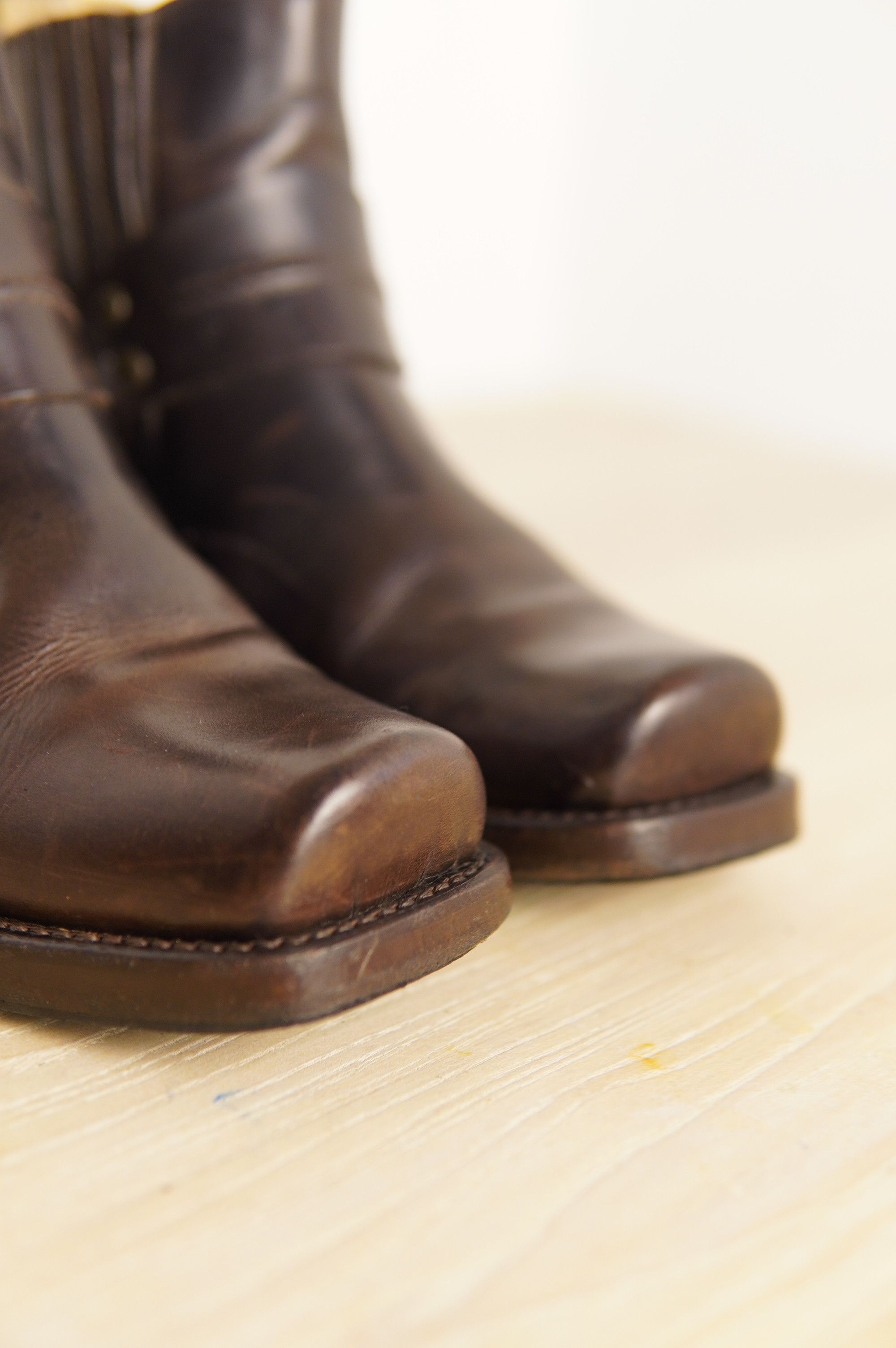 Sancho Boots Sancho Abarca 5049 Shorty Style Brown Cowboy Boots 38EU Size US 7 / IT 37 - 7 Thumbnail