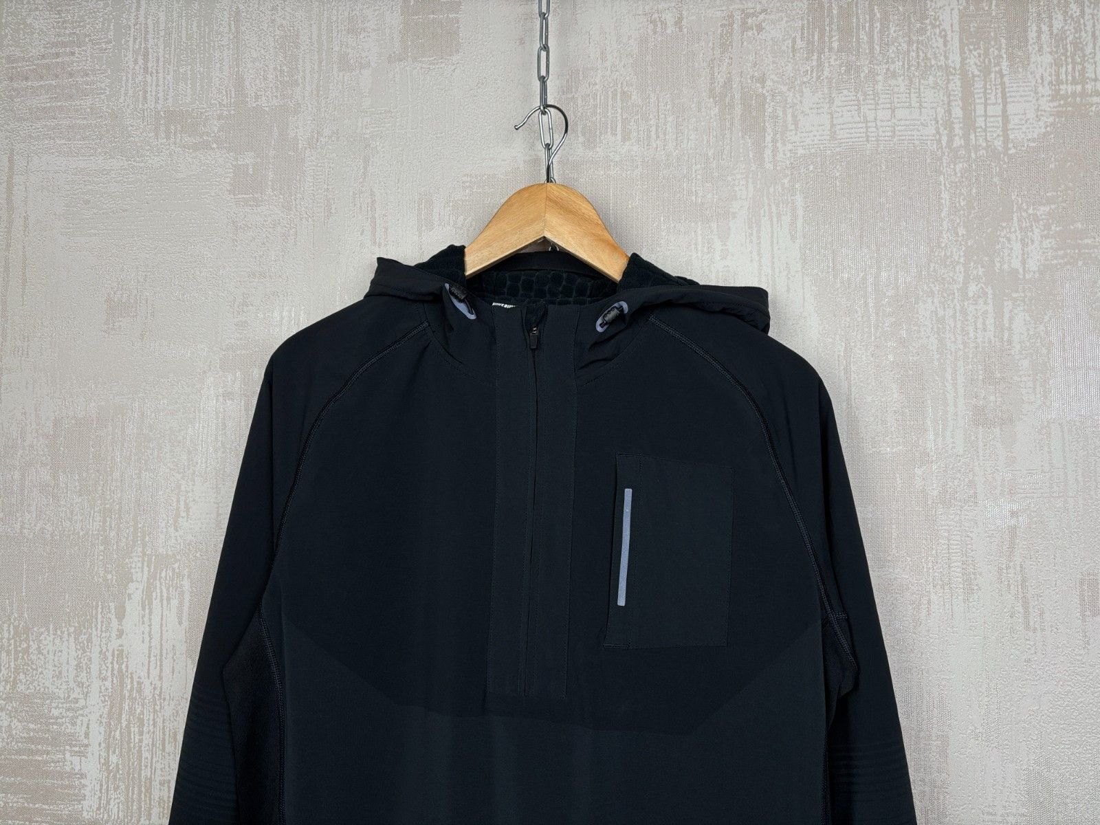 Nike Nike Running Dri-Fit Half Zip Thermal Hoodie Fleece Lined Size US M / EU 48-50 / 2 - 2 Thumbnail