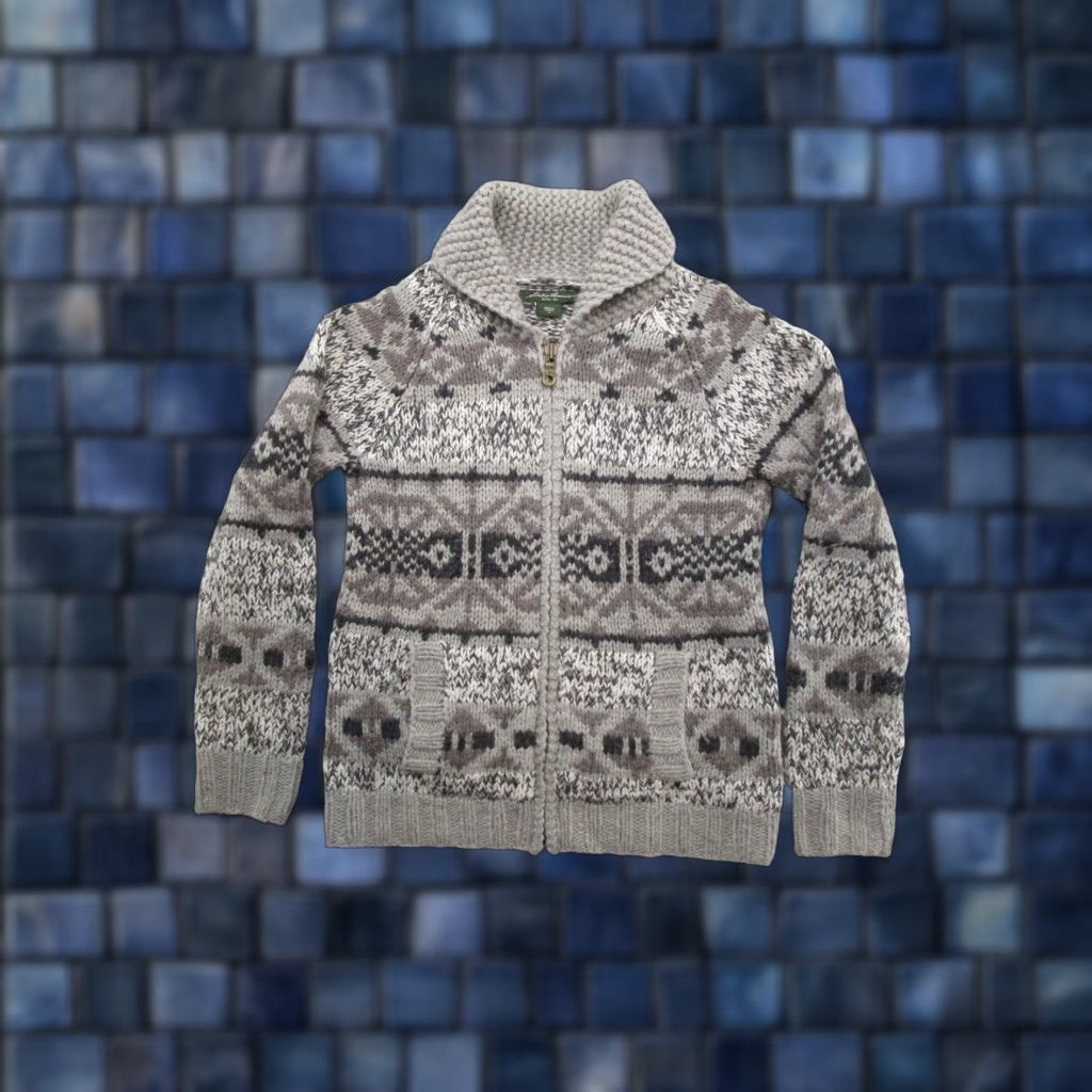 Eddie Bauer VTG Eddie Bauer Womens Wool Blend Cardigan Sweater Fair Isle SZ S Multicolor Womens Size S / US 4 / IT 40 - 1 Thumbnail