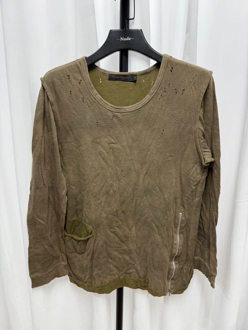 Undercover Stylish Long Sleeve Distressed Tie-Dye Top- DMC Size US M / EU 48-50 / 2 - 1 Thumbnail