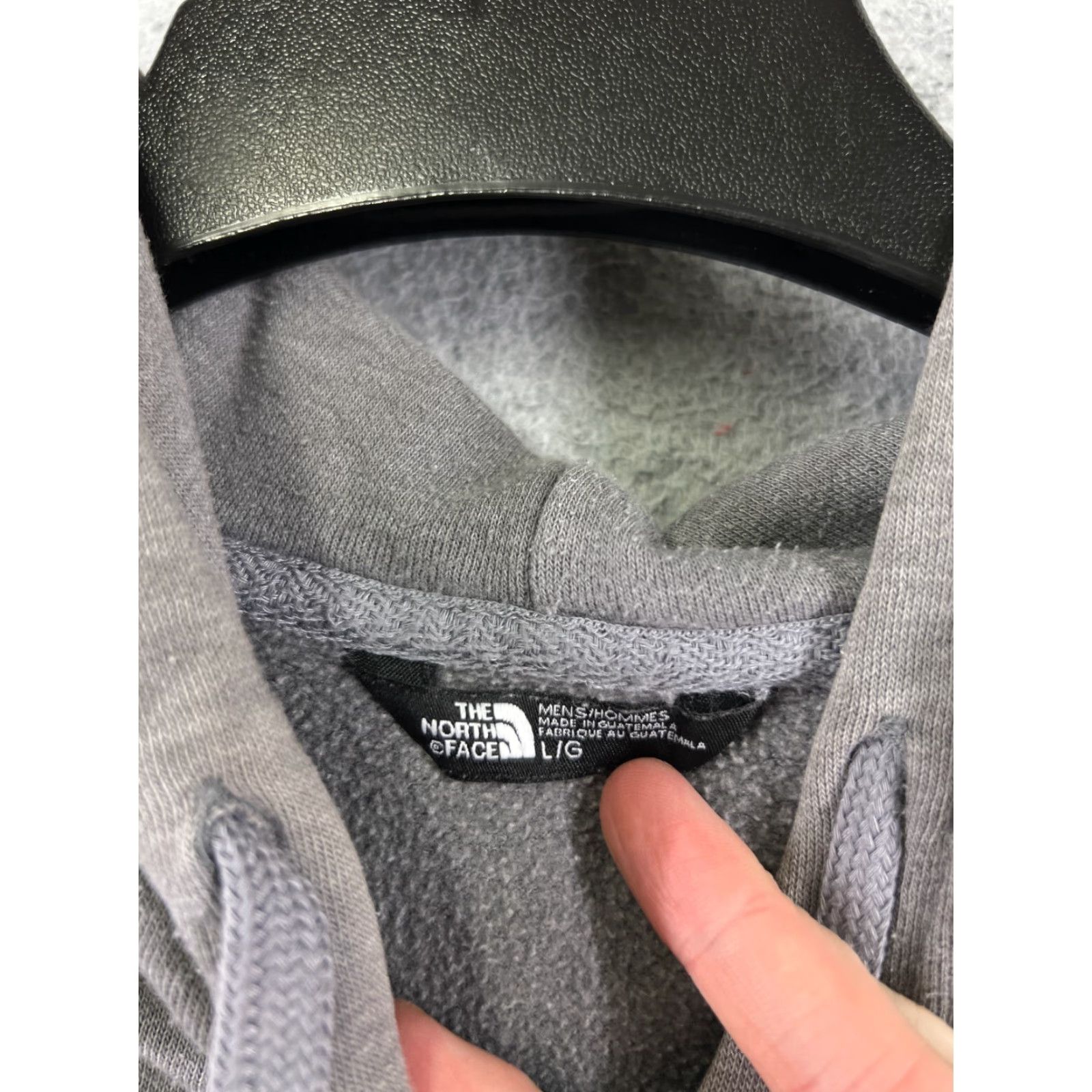The North Face VINTAGE The North Face Hoodie Mens Large Gray Pullover with Pocket Cotton Jersey Crew Neck 90s Mens Hoodie Size US L / EU 52-54 / 3 - 7 Thumbnail