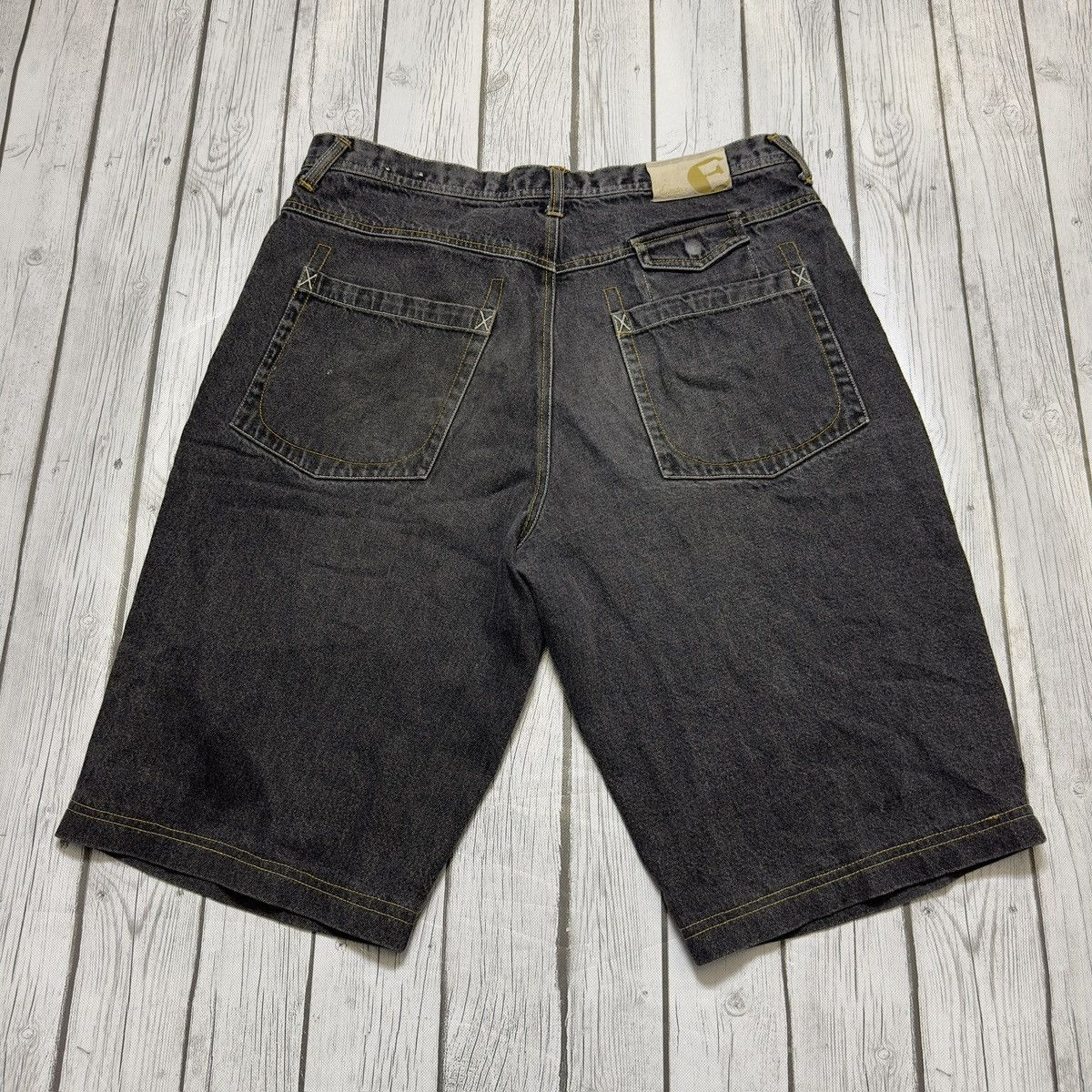 Vintage Vintage Exsto jean shorts Size US 36 / EU 52 - 2 Thumbnail