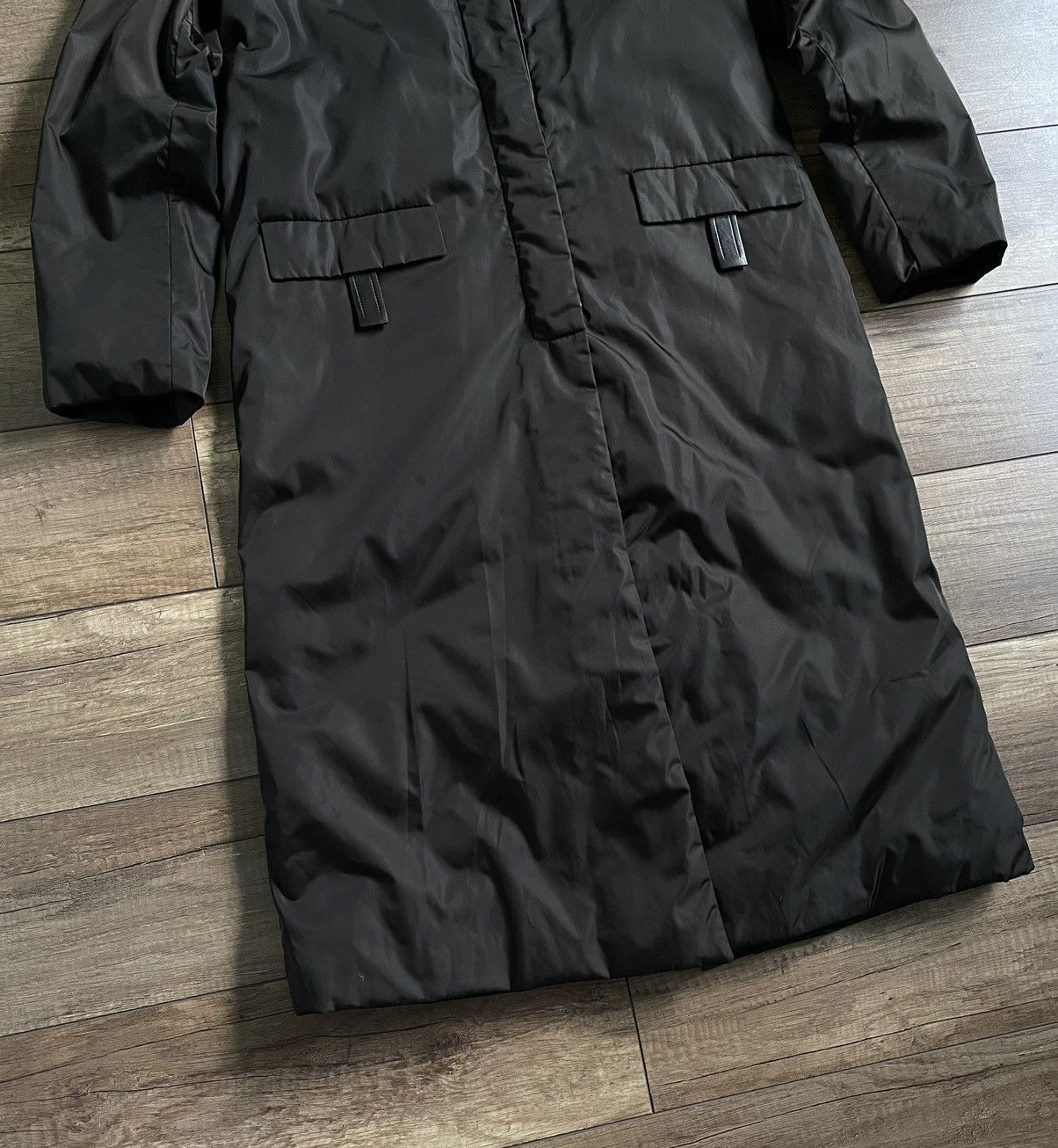 Prada RARE Prada Black Tag Long Nylon Hooded Jacket Parka Coat Size M / US 6-8 / IT 42-44 - 8 Thumbnail