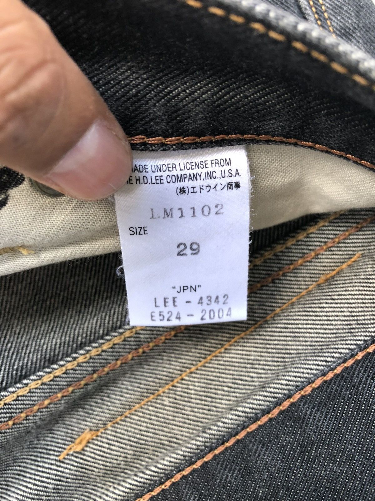 If Six Was Nine Japanese Lee Flared Jeans Bootcut Distressed Jeans Size US 31 - 18 Thumbnail