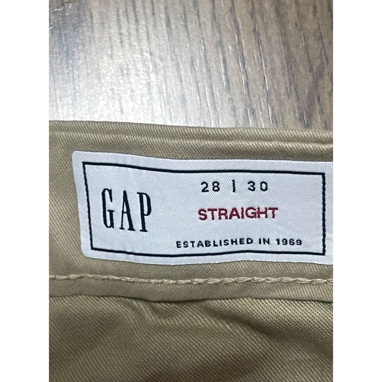 Gap GAP Pants Men’s 28/30 Khaki Straight Pockets Beige Beige Chino 30 In Inseam Pockets Mens Size US 28 / EU 44 - 4 Thumbnail