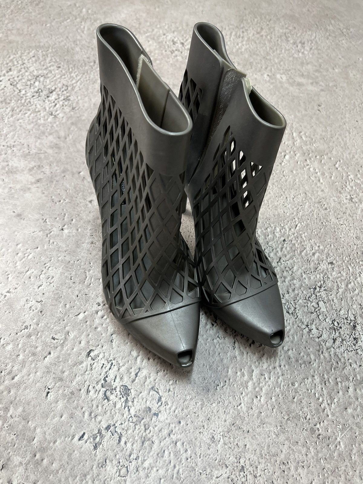Jean Paul Gaultier Jean Paul gaultier x Melissa rubber heel boots 41 size Size US 11 / IT 41 - 3 Thumbnail