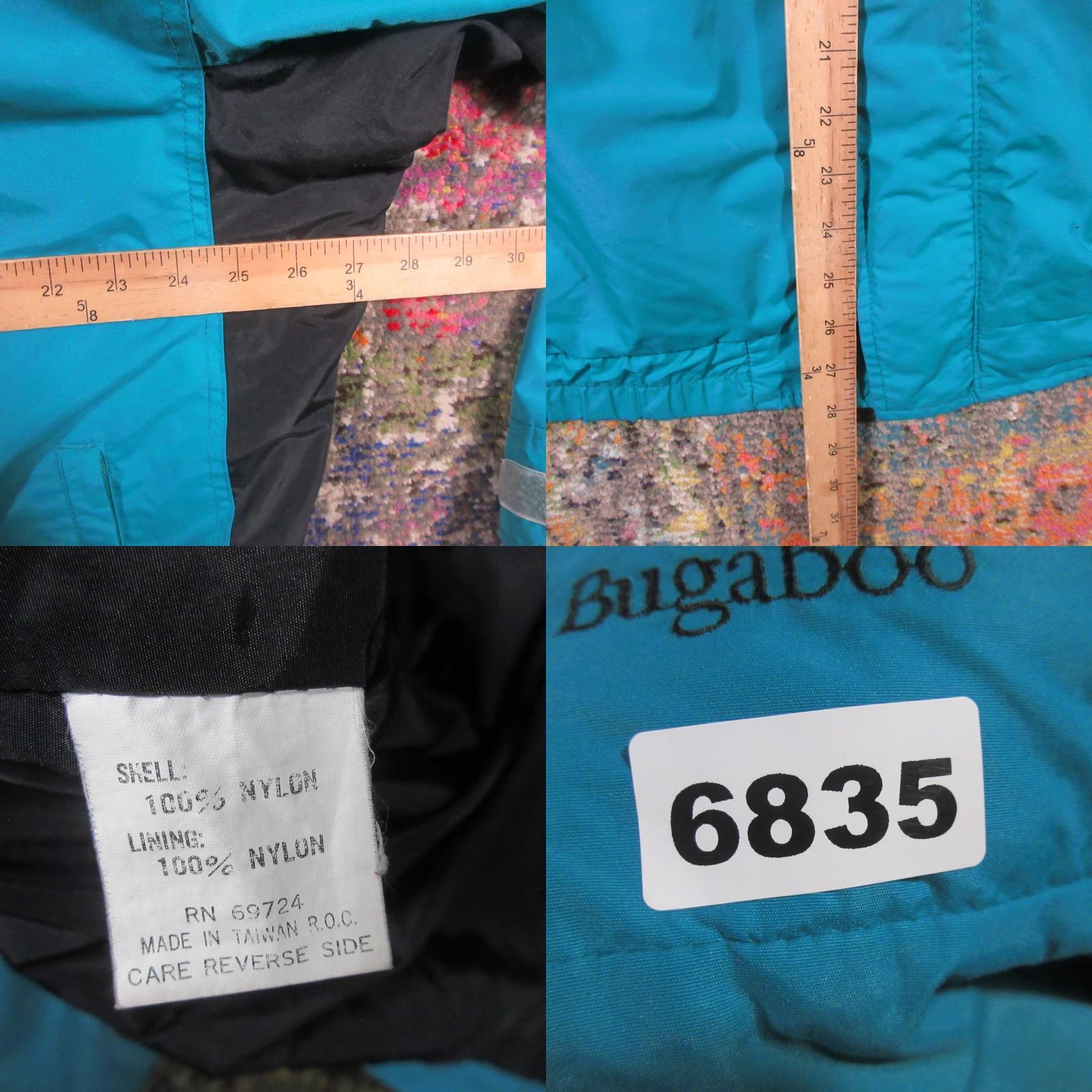 Altea VINTAGE Columbia Bugaboo Jacket Shell Men XL Teal 80s 90s Size US XL / EU 56 / 4 - 8 Thumbnail