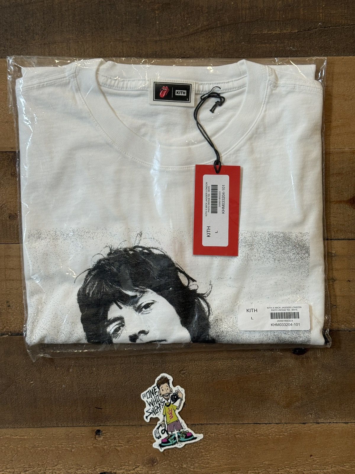 Kith Kith x The Rolling Stones Mick Photo Vintage Tee Size Large Size US L / EU 52-54 / 3 - 6 Thumbnail
