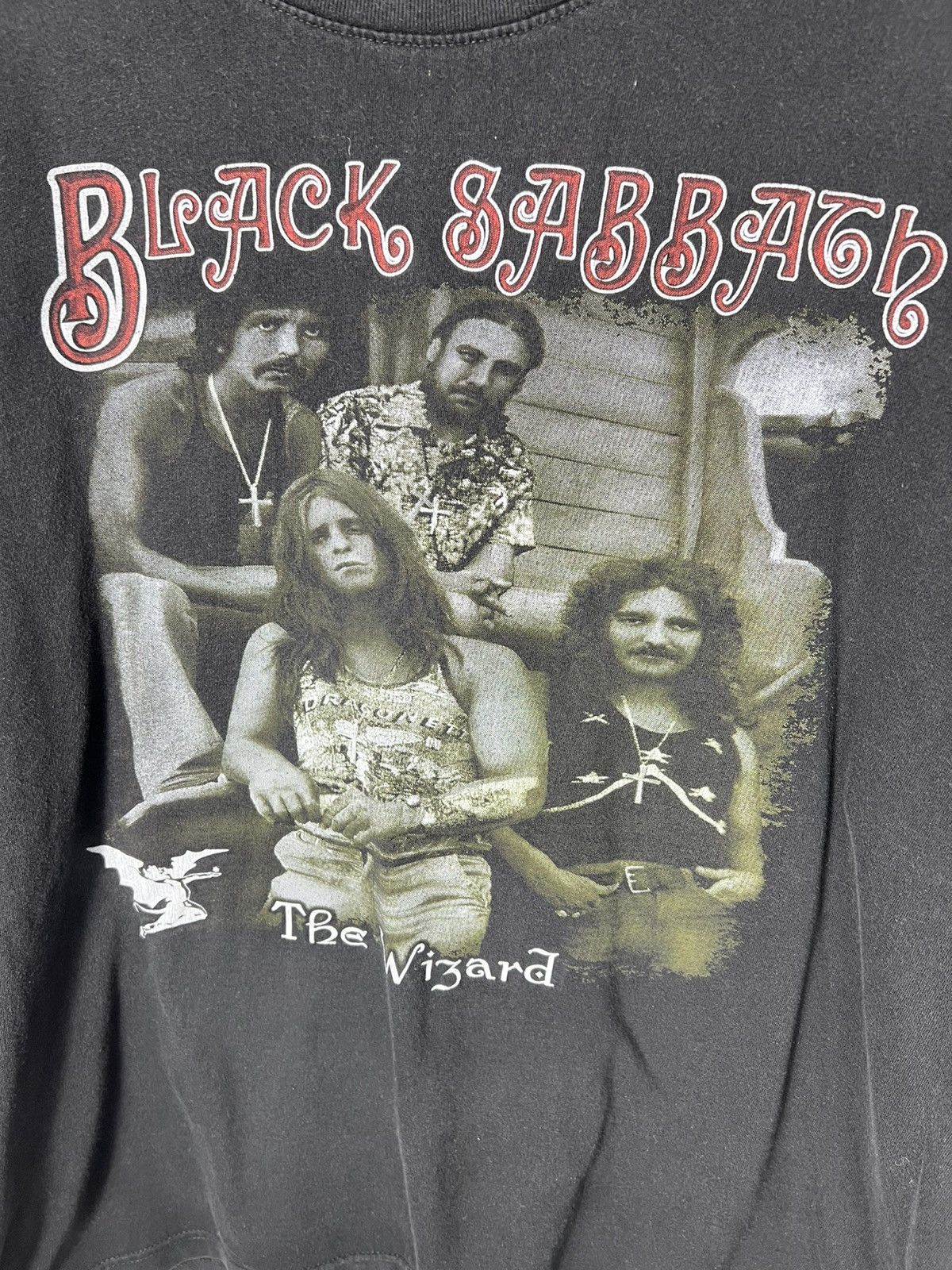 Band Tees Vintage Band Rock Tour Metal Black Sabbath The Wizard Tee Size US XL / EU 56 / 4 - 3 Thumbnail