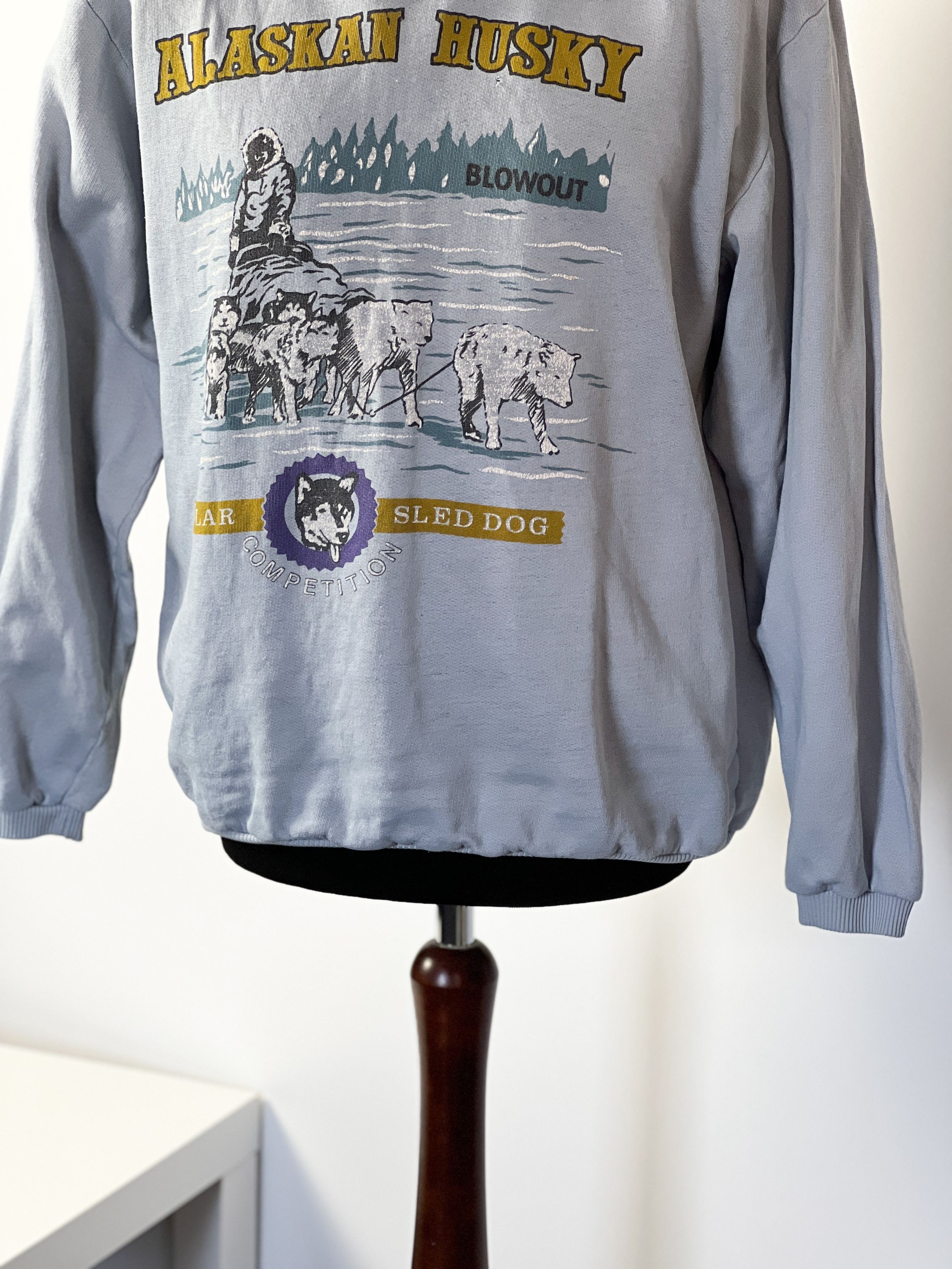 Vintage Ackermann ALASKAN HUSKY COMPETITION Vintage 80's Zip 1/4 Size US L / EU 52-54 / 3 - 7 Thumbnail