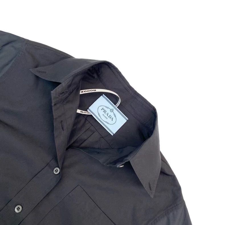 Prada Prada Black triangle shirt dress Size XS / US 0-2 / IT 36-38 - 3 Thumbnail