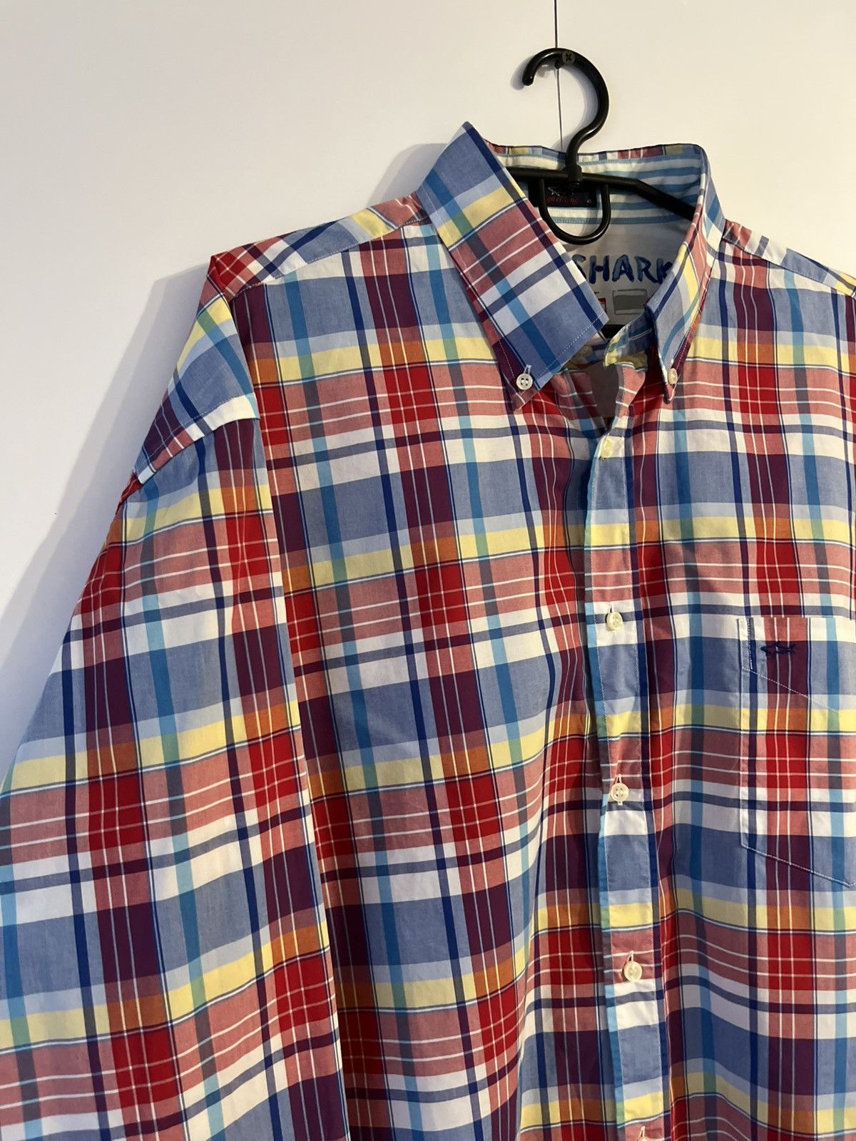 Paul & Shark Paul & Shark Luxury Plaid Cotton Long Sleeve Shirt Button Up Size US XXL / EU 58 / 5 - 2 Thumbnail