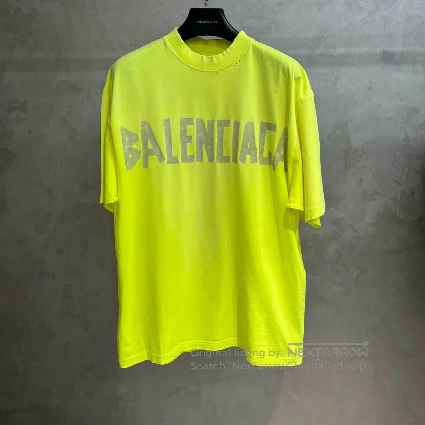 Balenciaga balenciaga neon logo short sleeve t-shirt. Size US M / EU 48-50 / 2 - 1 Thumbnail
