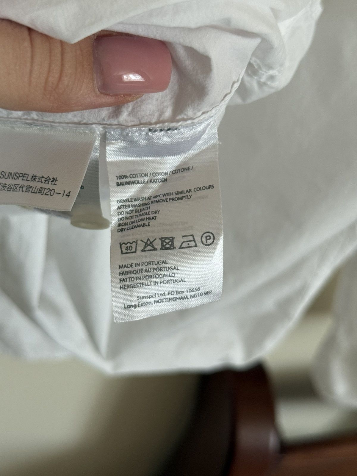 Sunspel Sunspel White Classic Cotton Shirt – Size M Made in Portugal Size US M / EU 48-50 / 2 - 6 Thumbnail