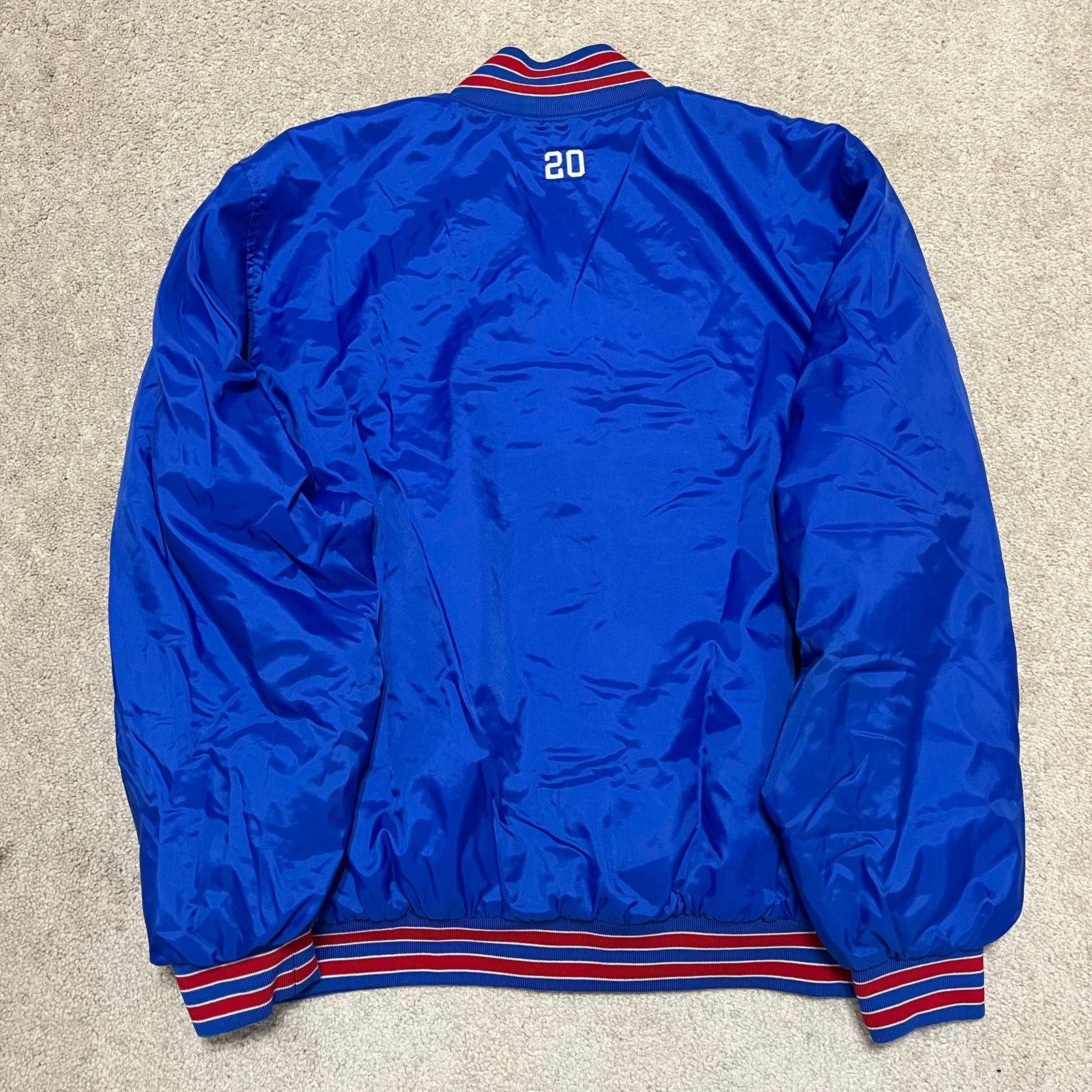 Holloway Vintage Vestavia Hills Blue Satin Varsity Jacket XL Size US XL / EU 56 / 4 - 2 Thumbnail