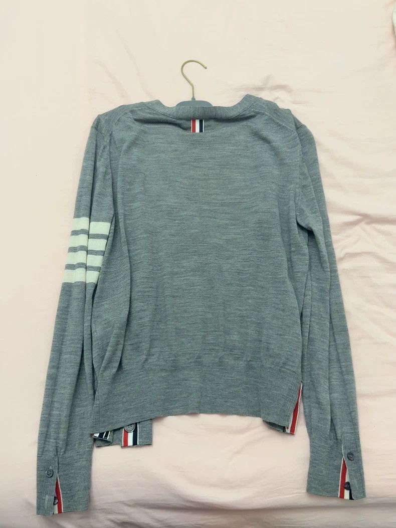 Thom Browne Thom Browne Grey cardigan Size US L / EU 52-54 / 3 - 4 Thumbnail