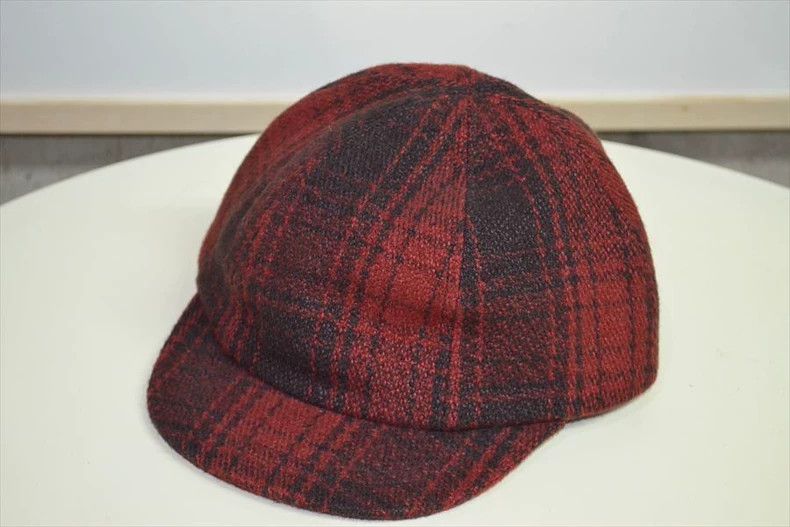 Visvim Visvim Hat in Red and Black Plaid Size ONE SIZE - 1 Thumbnail