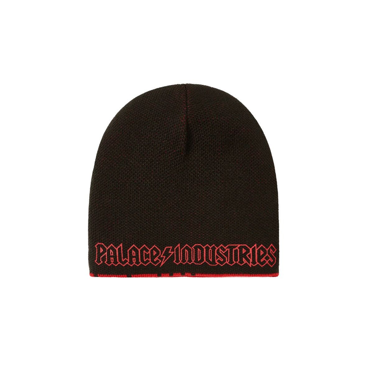 Palace Palace World Industries Reverso Beanie Red/Black Size ONE SIZE - 5 Thumbnail