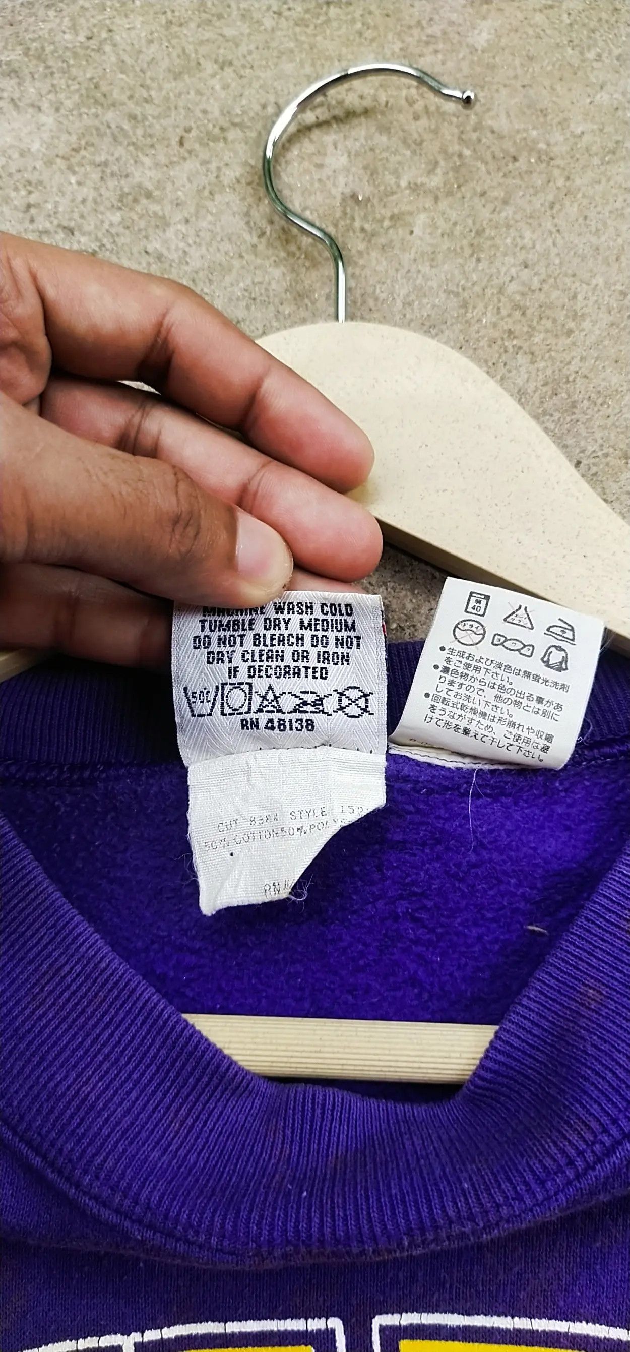 NBA × Nutmeg Final Drop True Vintage Lakers Nba Sweatshirt L Size US L / EU 52-54 / 3 - 5 Thumbnail