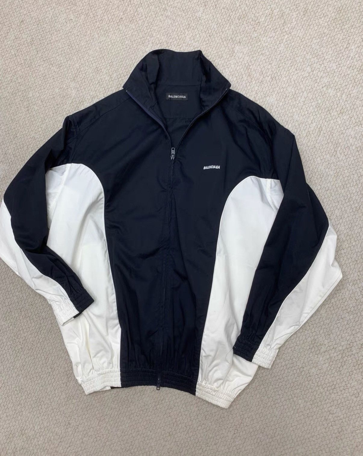 Balenciaga BALENCIAGA Contrast Color Windbreaker Spring Jacket Size US M / EU 48-50 / 2 - 4 Thumbnail