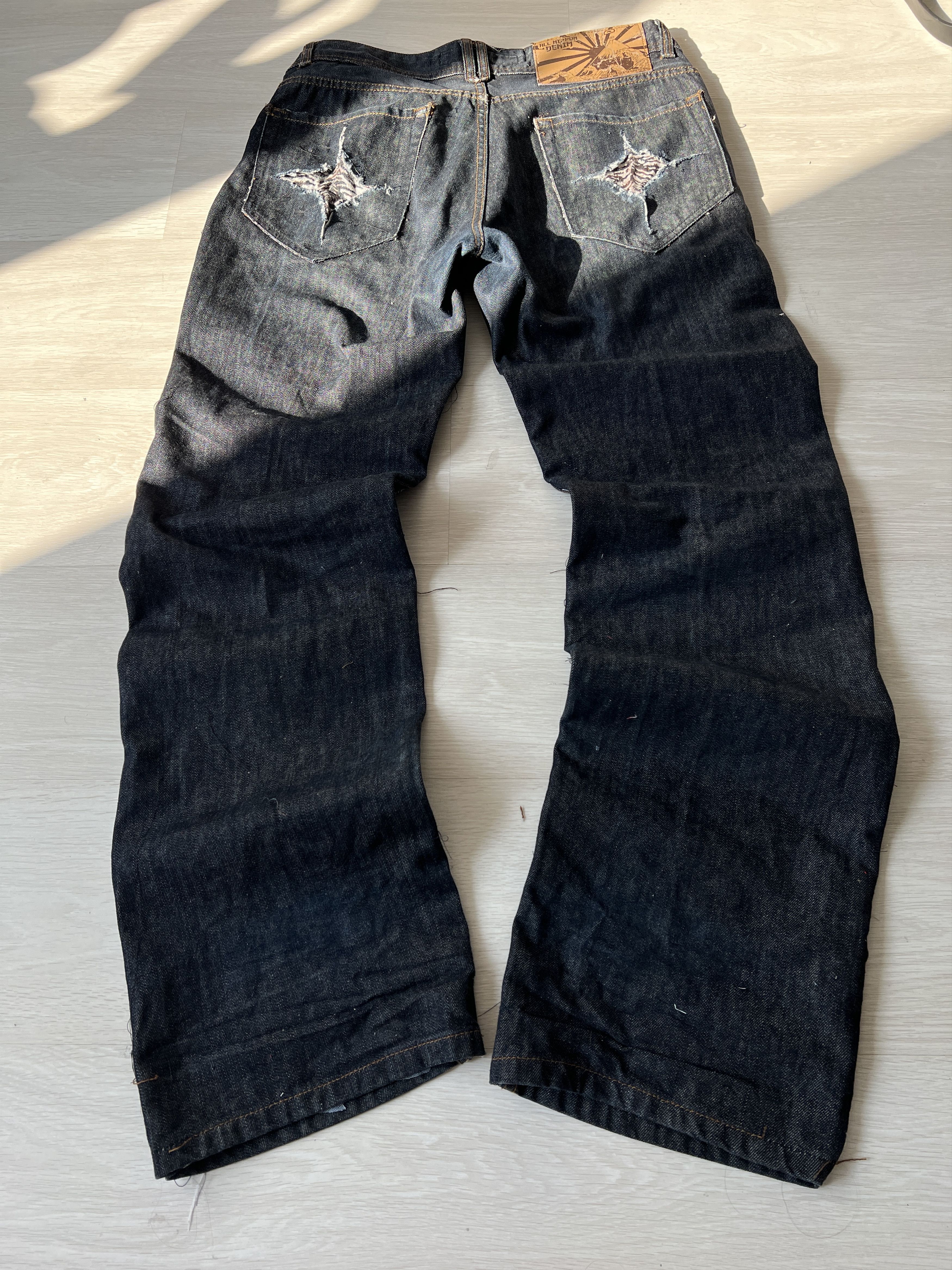Japanese Brand 💥 JUNYA WATANABE BALENCIAGA STYLE DISTRESSED JEANS y2k Size US 32 / EU 48 - 3 Thumbnail