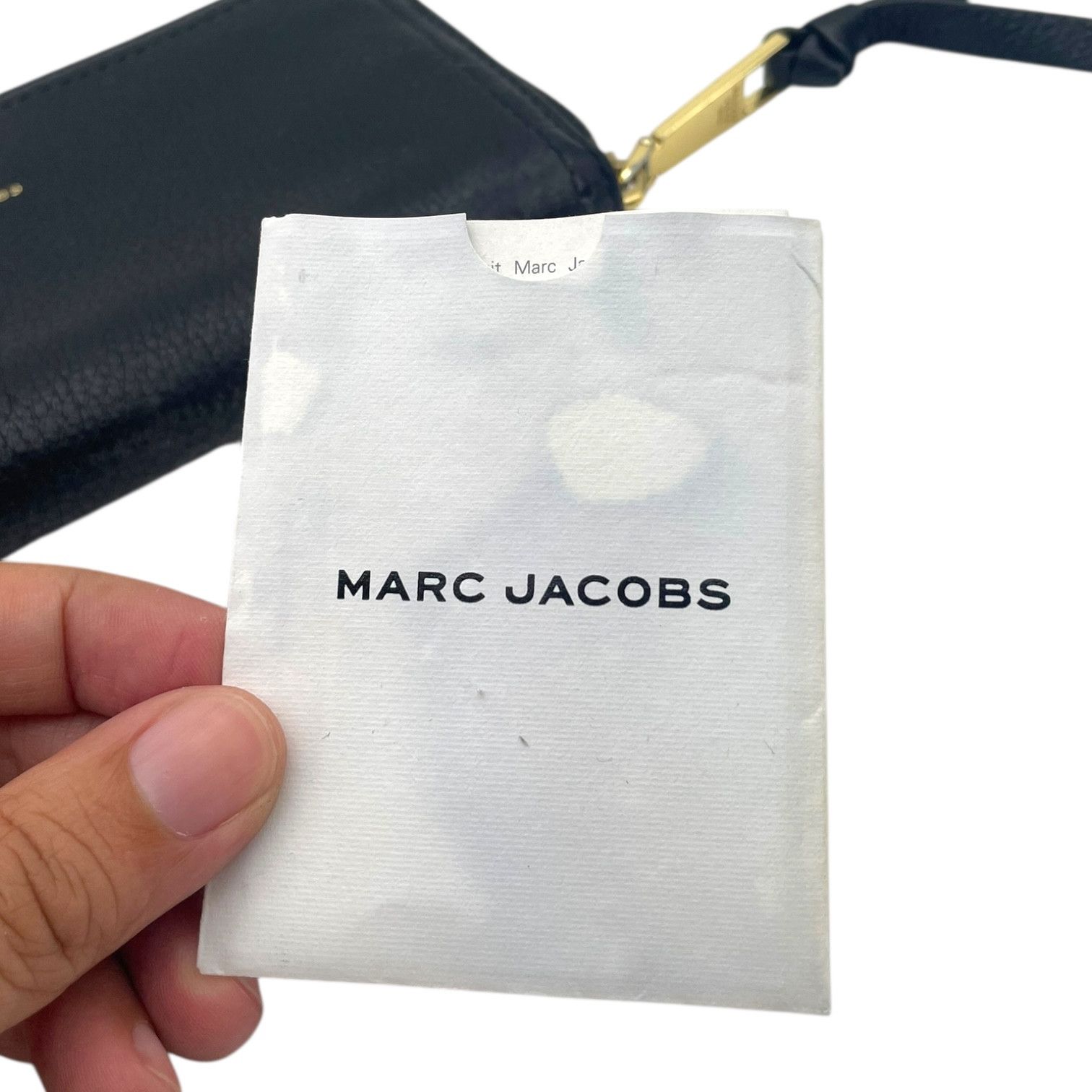 Marc Jacobs Marc Jacobs Leather Wallet Zip Around Black Size ONE SIZE - 6 Thumbnail