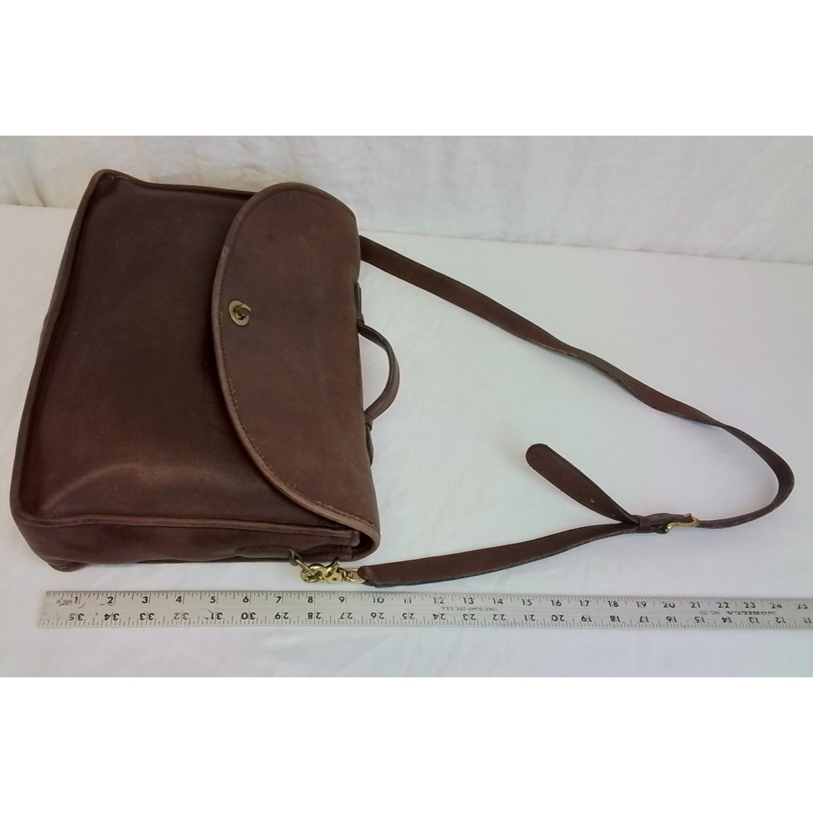 Coach Coach Leather Lexington Briefcase Messenger Mahogany VTG 90s Size ONE SIZE - 15 Thumbnail