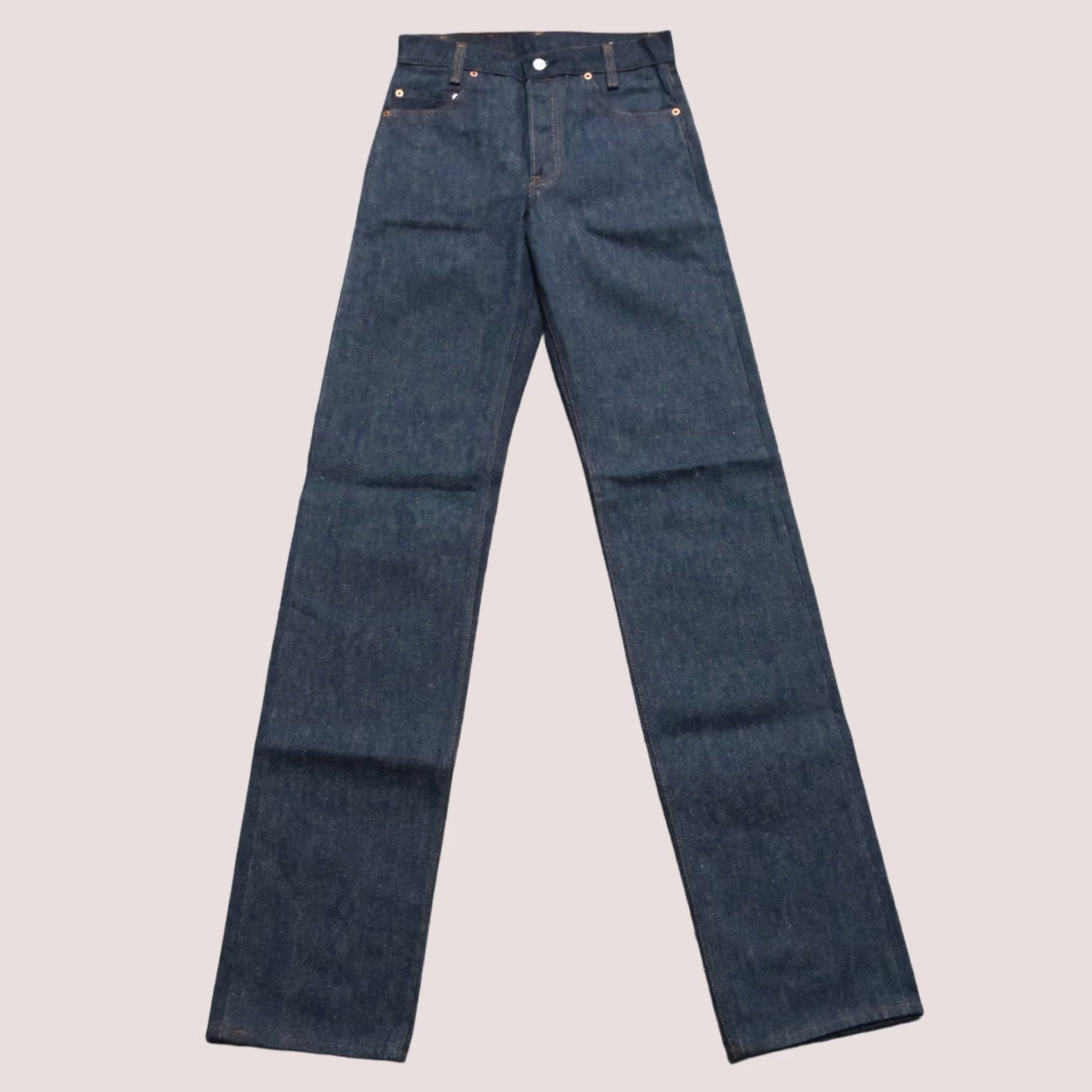 Levi's VINTAGE Levi's 701 Student Denim Jeans Pants Men 27 Raw 37 Inseam 701 Vintage Deadstock Levis 27" Boys Mens (adjusted) Size US 27 - 1 Thumbnail