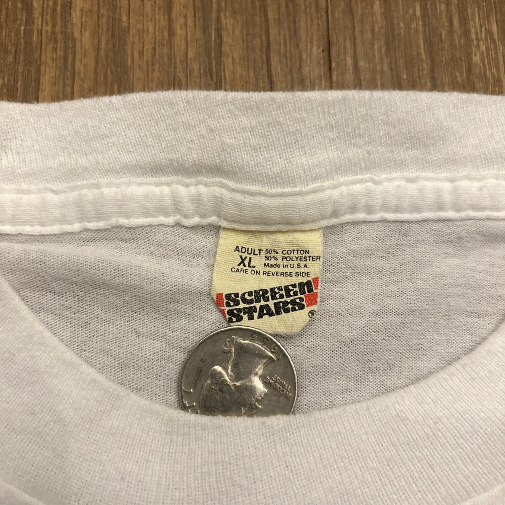 Vintage VINTAGE Boy Scouts National Camping School Staff T Shirt XL White Single Stitch Mens Size US XL / EU 56 / 4 - 5 Thumbnail