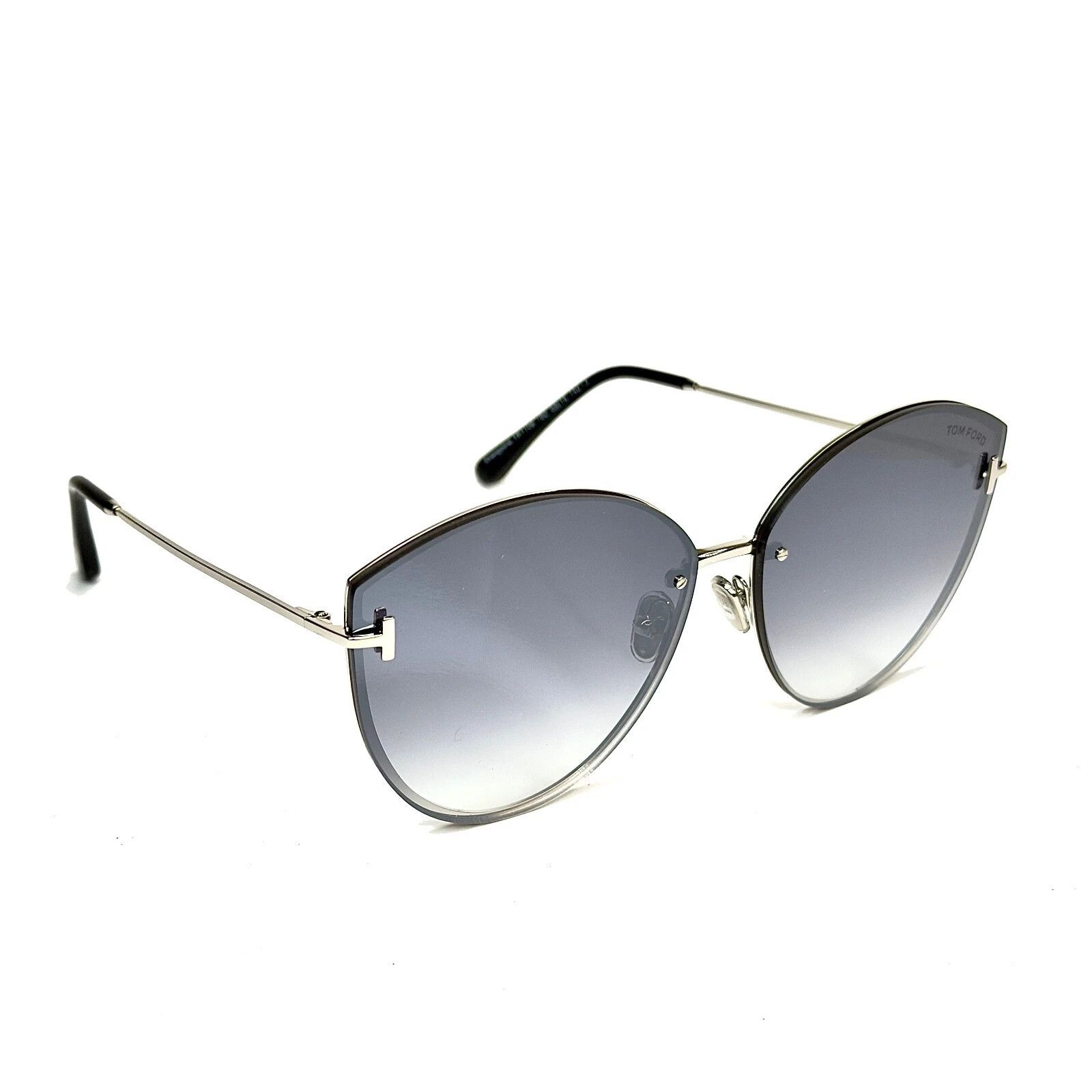 Tom Ford TOM FORD EVANGELINE TF1106 16C Silver Sunglass 1106 FT1106 Size ONE SIZE - 9 Thumbnail