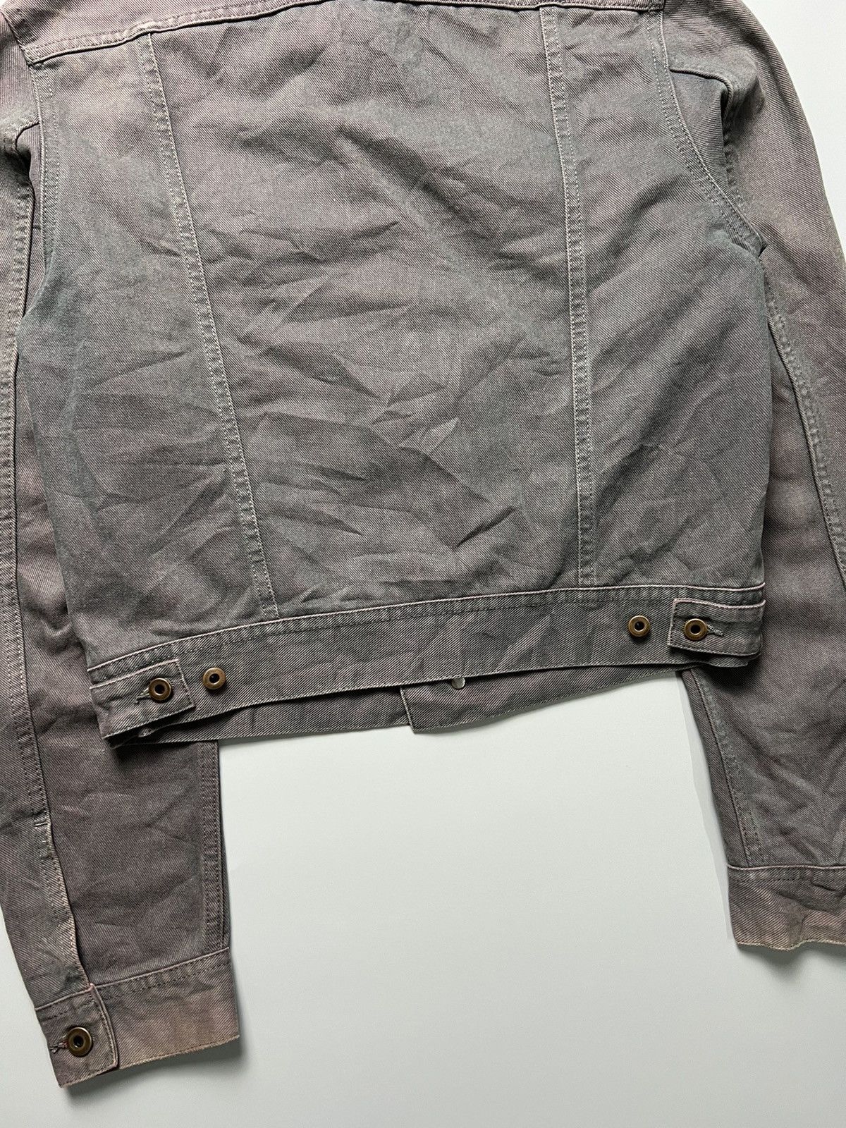 Miu Miu 2020's MiuMiu Iresdescent Burgundy Trucker Jackets Size S / US 4 / IT 40 - 10 Thumbnail