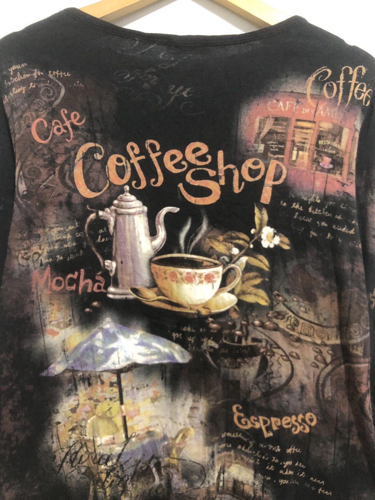 Beauty Beast Japan Gothic Poem Coffe Shop Art Full Print LongSlevee Size US M / EU 48-50 / 2 - 8 Thumbnail