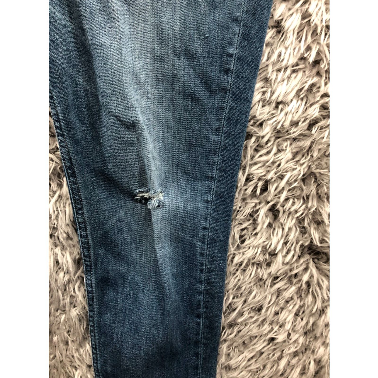 Vintage VIGOSS Marley Skinny Jeans Size 31 Womens Mid Rise Medium Wash Blue Denim Jeans Women Slim 5-Pocket Vintage No?? Size 24" / US 00 / IT 34 - 6 Thumbnail