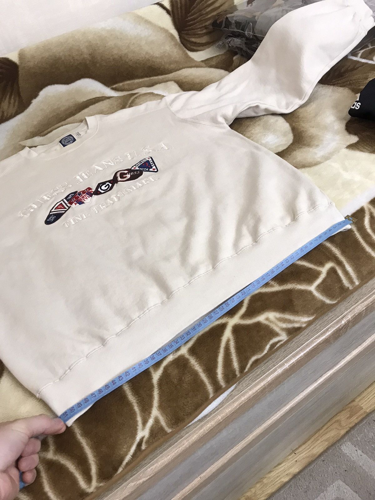 Guess × Vintage 🔥 Vintage Guess Jeans USA Baggy Oversize Y2K Sweatshirt Size US L / EU 52-54 / 3 - 12 Thumbnail