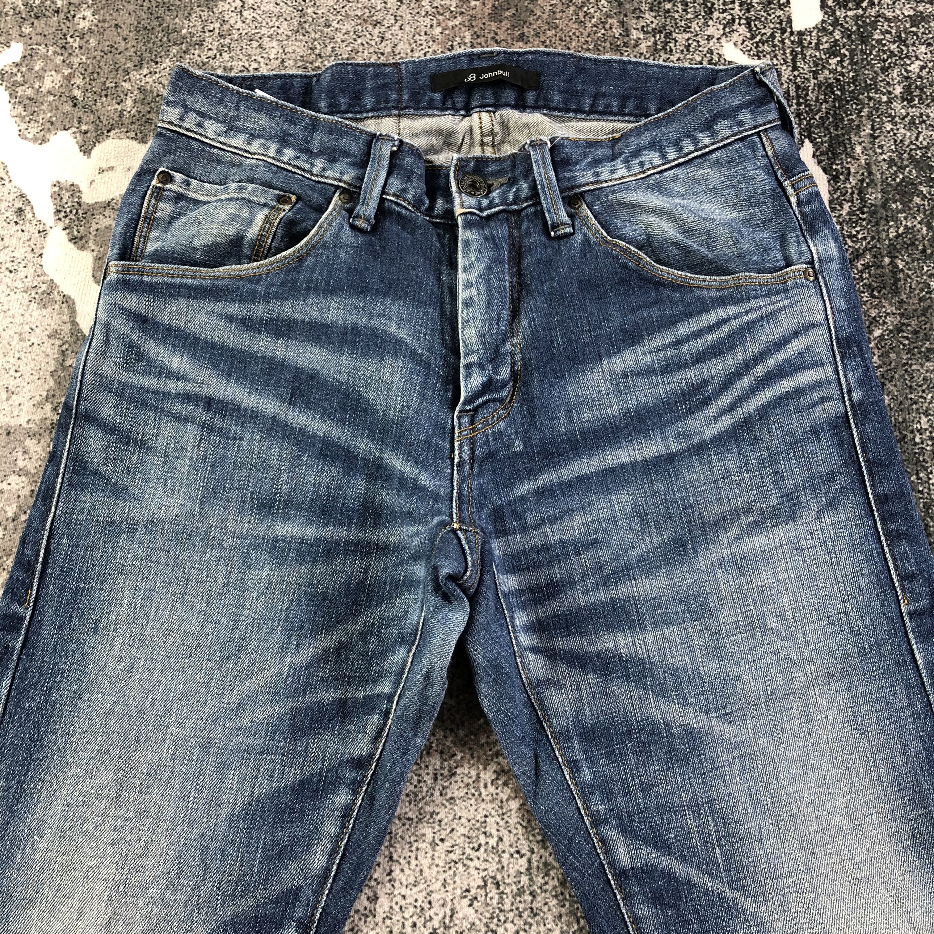 Japanese Brand John Bull Jeans Blue Wash Denim KJ1614 Size US 28 / EU 44 - 3 Thumbnail
