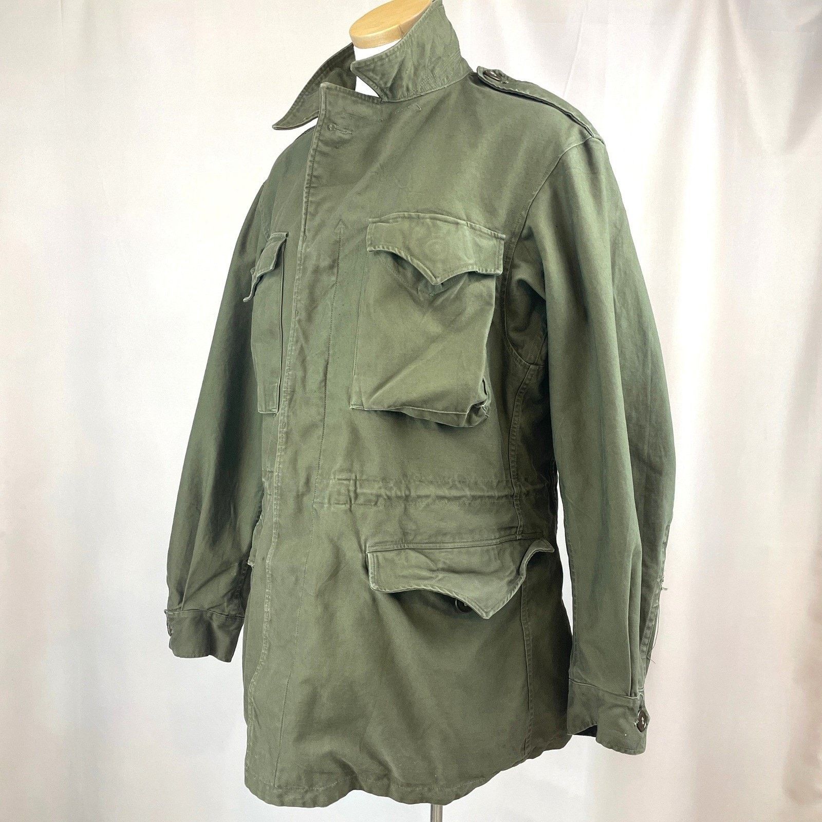 Vintage Army Field Jacket M1943 (36L) Military Distressed Gorp 50s Size US M / EU 48-50 / 2 - 7 Thumbnail
