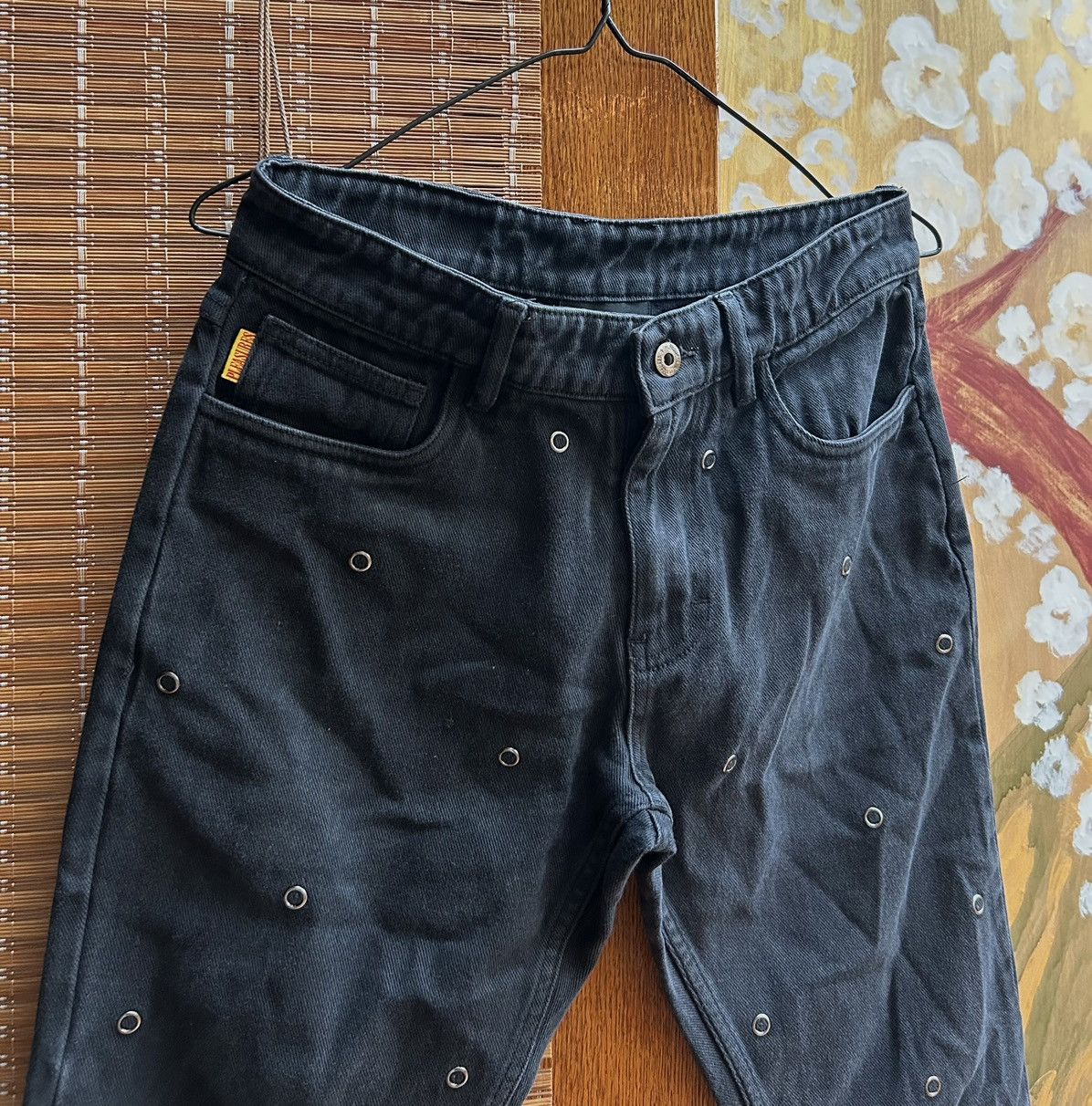 Pleasures Pleasures Village Rivet Denim Pants Black Size US 30 / EU 46 - 5 Thumbnail
