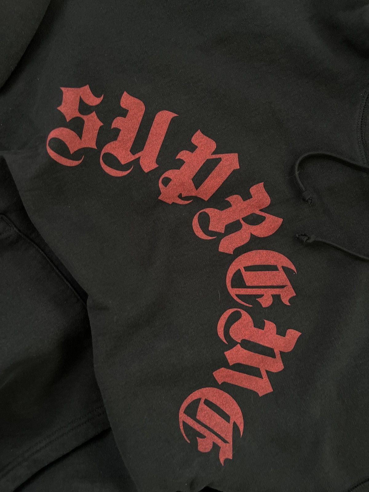 Supreme Supreme Old English arc Hooded Sweatshirt XL Size US XL / EU 56 / 4 - 2 Thumbnail