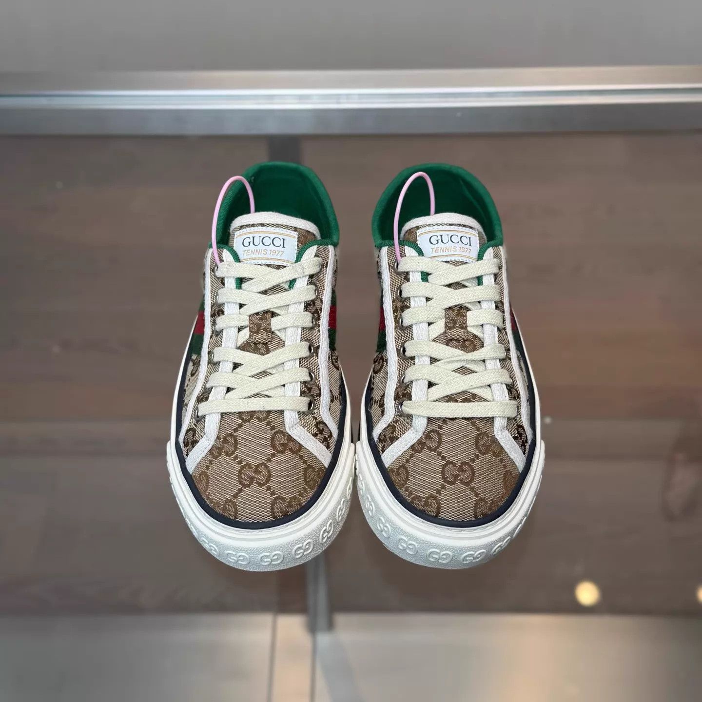 Gucci Gucci 1977 GG Monogram Print Sneaker 35 99 Size US 4.5 / IT 34.5 - 2 Thumbnail