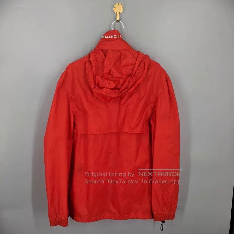 Balenciaga Balenciaga Red Printed Pattern Logo Windbreaker Size US S / EU 44-46 / 1 - 2 Thumbnail
