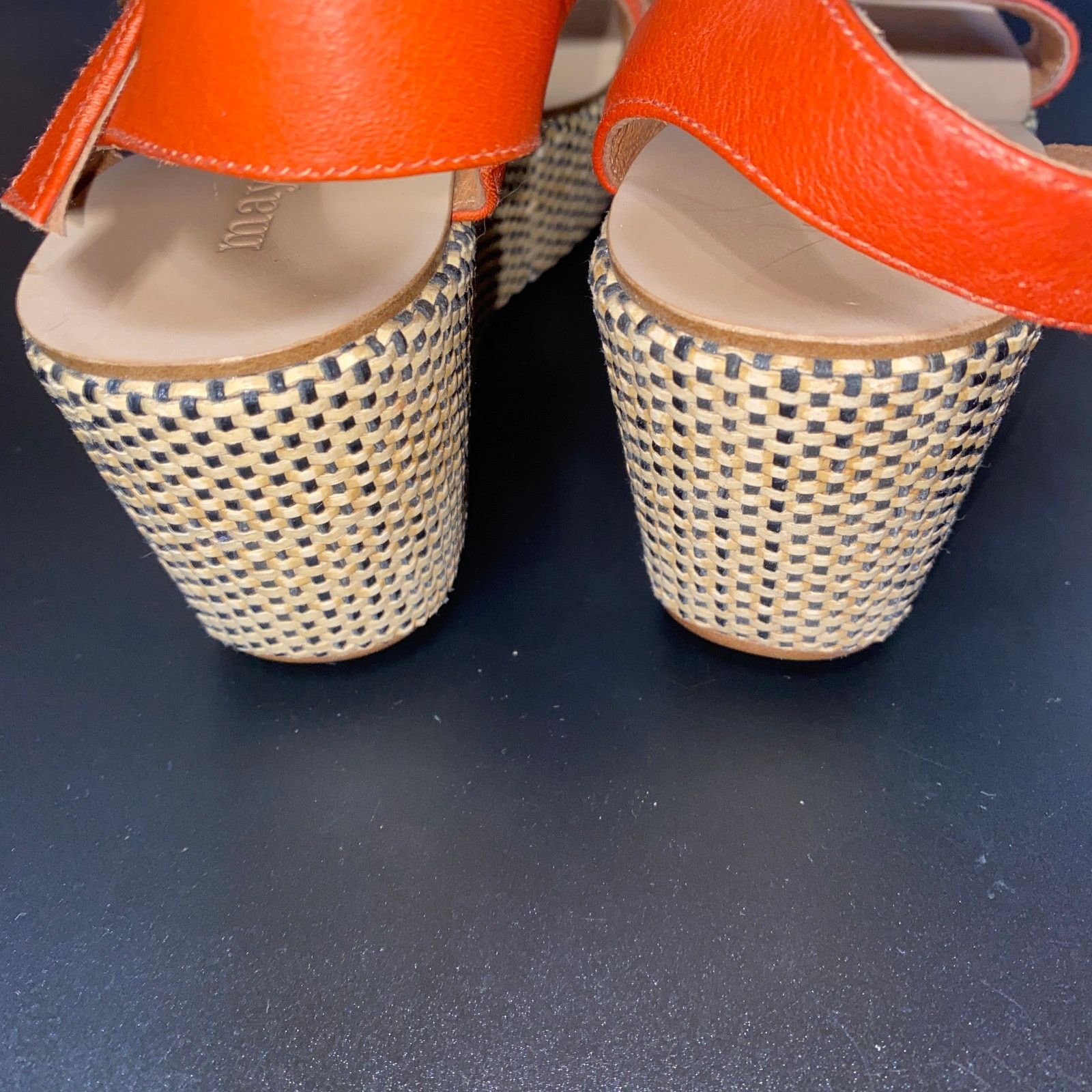Other Maypol Brown Leather Wedge Heels Platform Sandals 38 US 7.5 Size US 7.5 / IT 37.5 - 4 Thumbnail