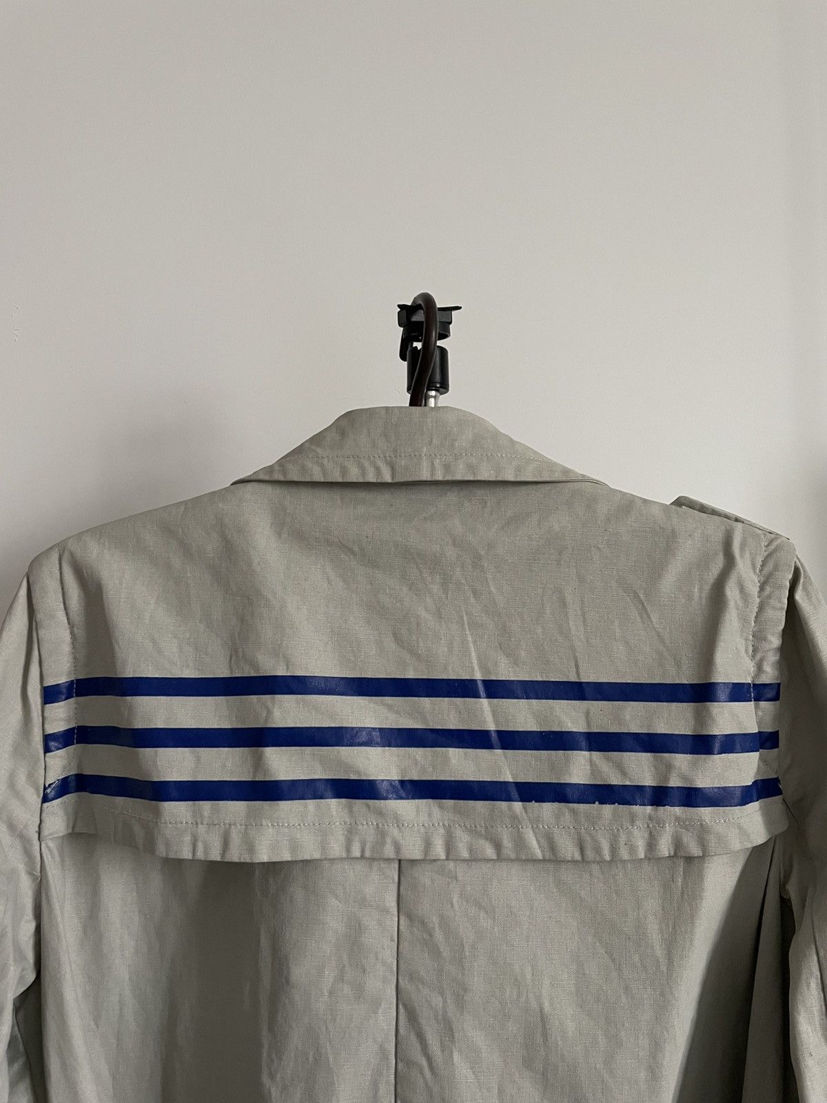 Jean Paul Gaultier Jean Paul Gaultier Linen Beige Trench Coat RARE Size L / US 10 / IT 46 - 7 Thumbnail