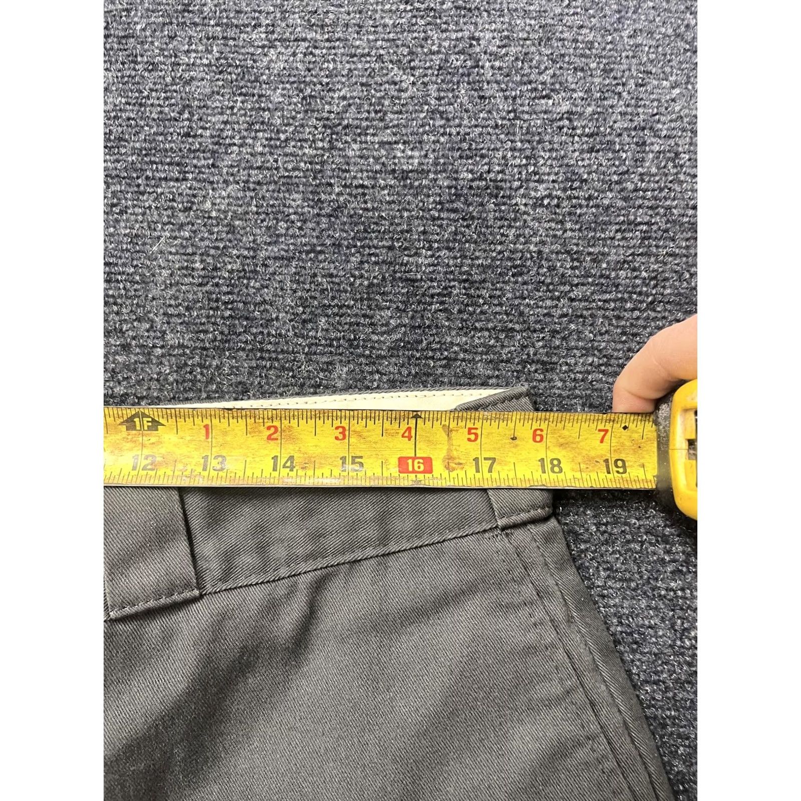 Dickies Dickies Pants Mens 38x30 Gray Flat Front Work Chino Double Knee Straight Leg Size US 38 / EU 54 - 7 Thumbnail