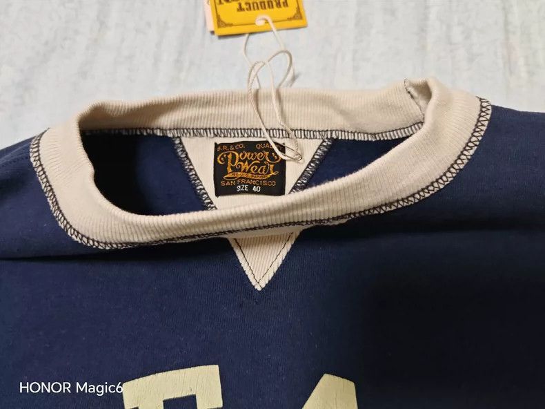 Freewheelers Freewheelers Freewheelers Printed round neck sweater Size US L / EU 52-54 / 3 - 2 Thumbnail